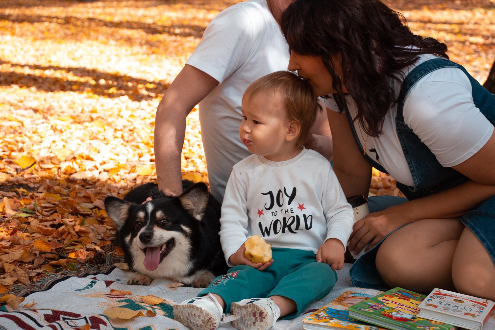 Золотая осень. Мария, Александр и Вова. Фотограф в Екатеринбурге Пойгина Елена