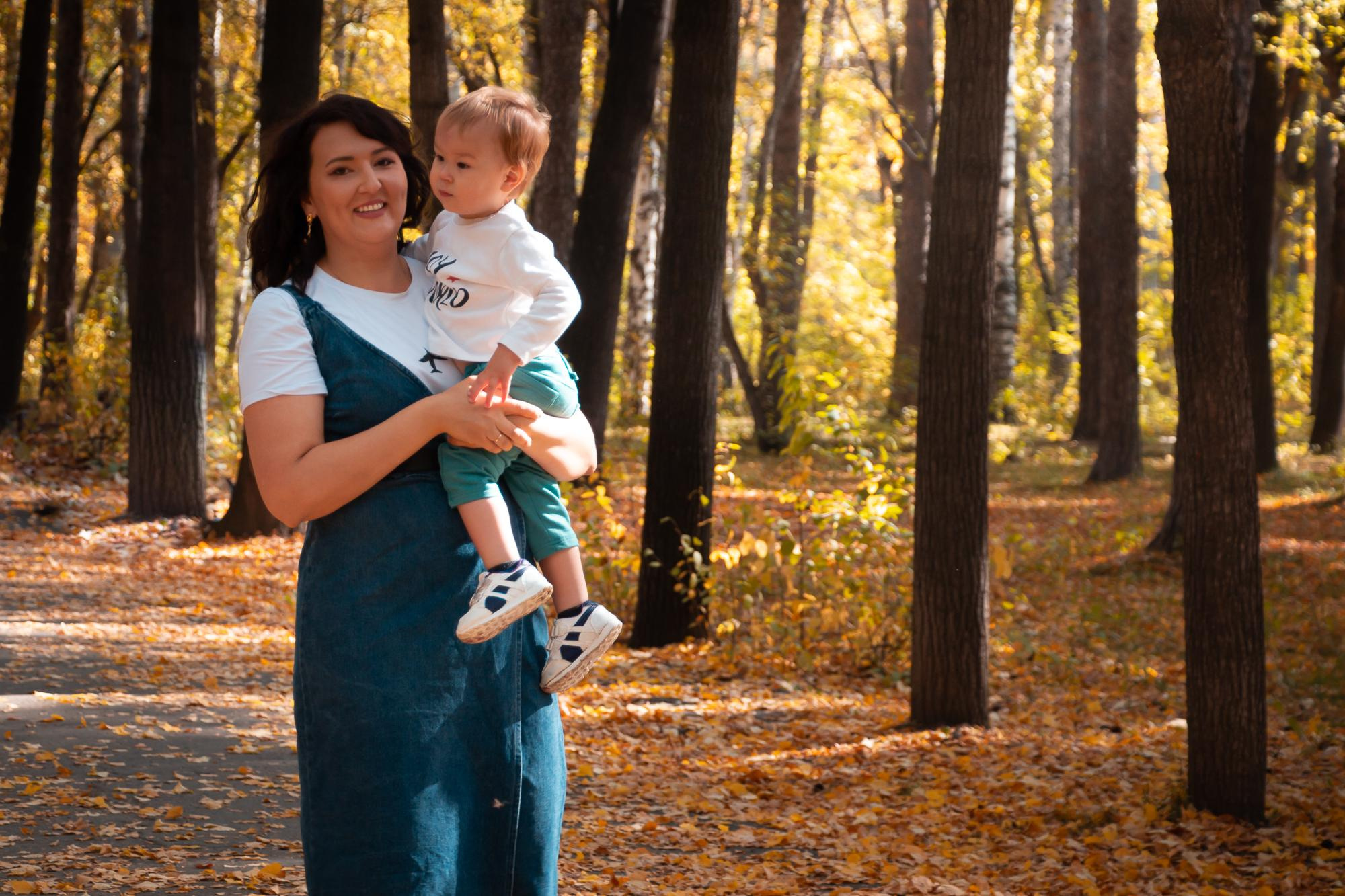 Золотая осень. Мария, Александр и Вова. Фотограф в Екатеринбурге Пойгина Елена