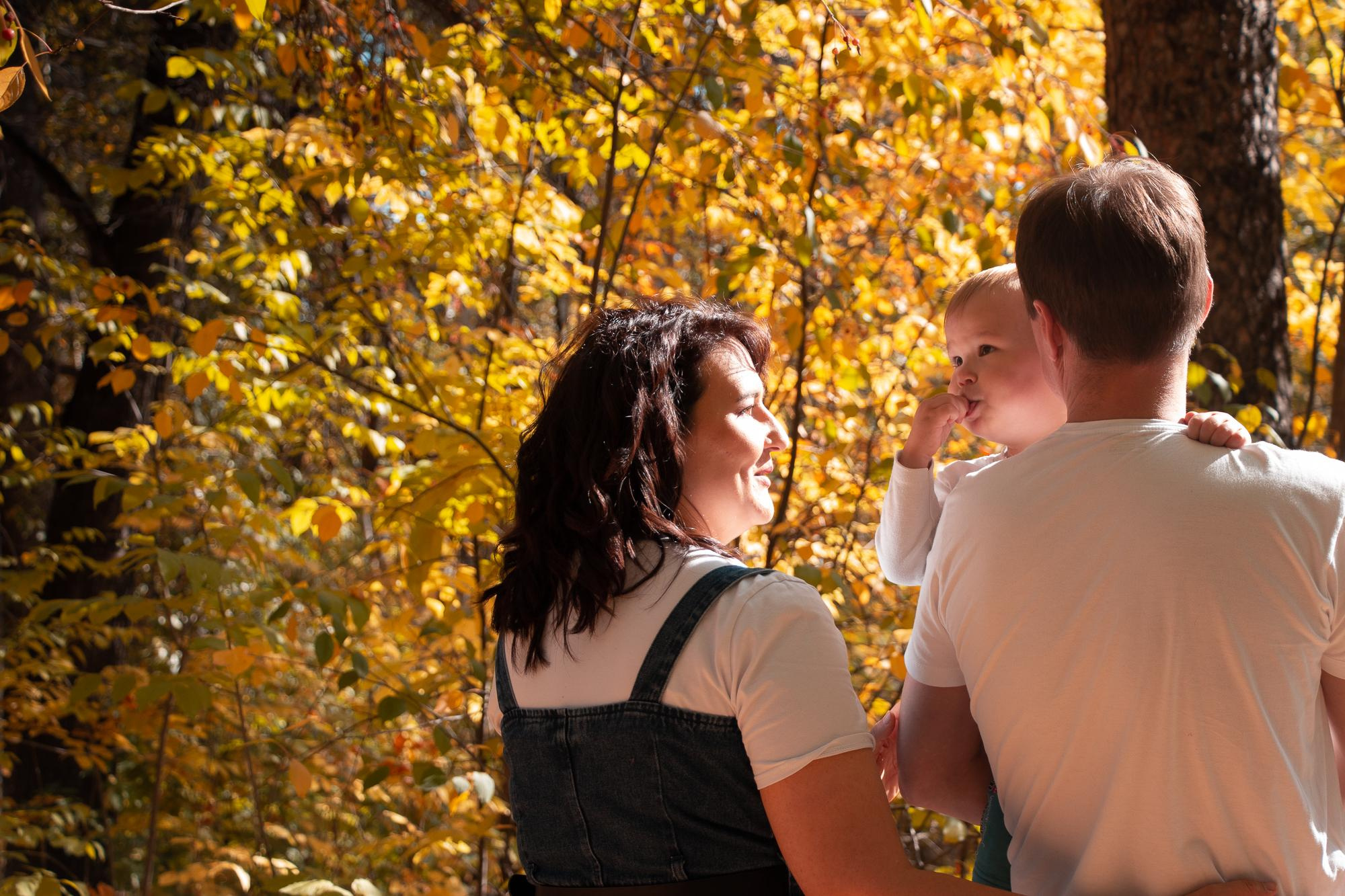 Золотая осень. Мария, Александр и Вова. Фотограф в Екатеринбурге Пойгина Елена