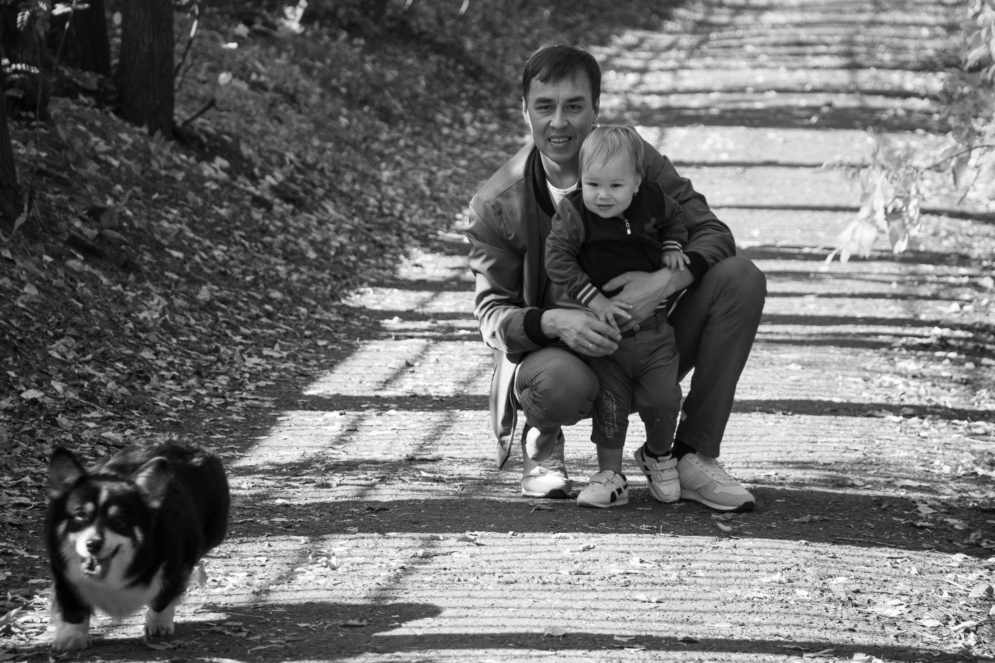 Золотая осень. Мария, Александр и Вова. Фотограф в Екатеринбурге Пойгина Елена