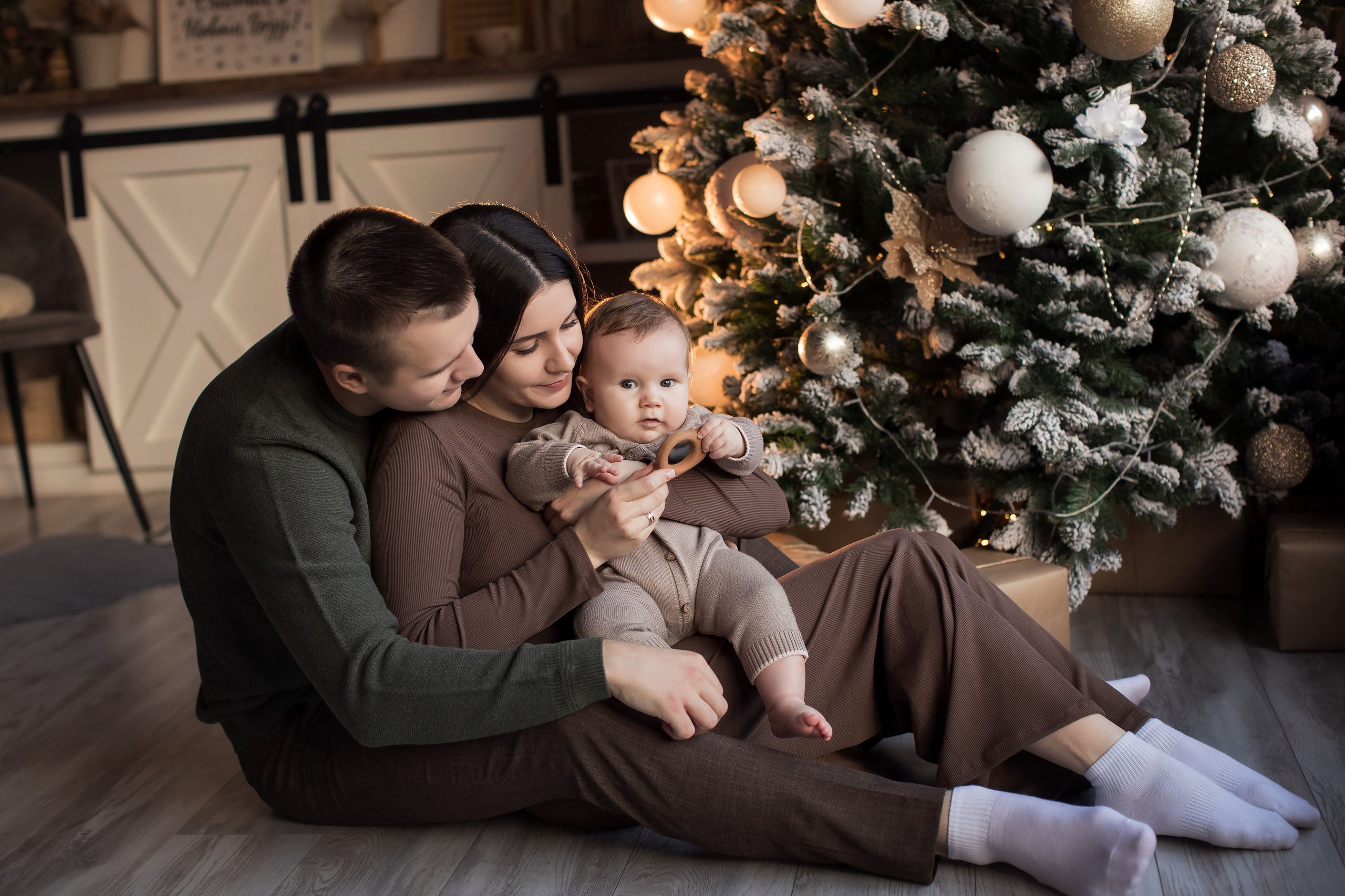 Первый Новый год. Семейный и детский фотограф в Саратове Полина Коткина