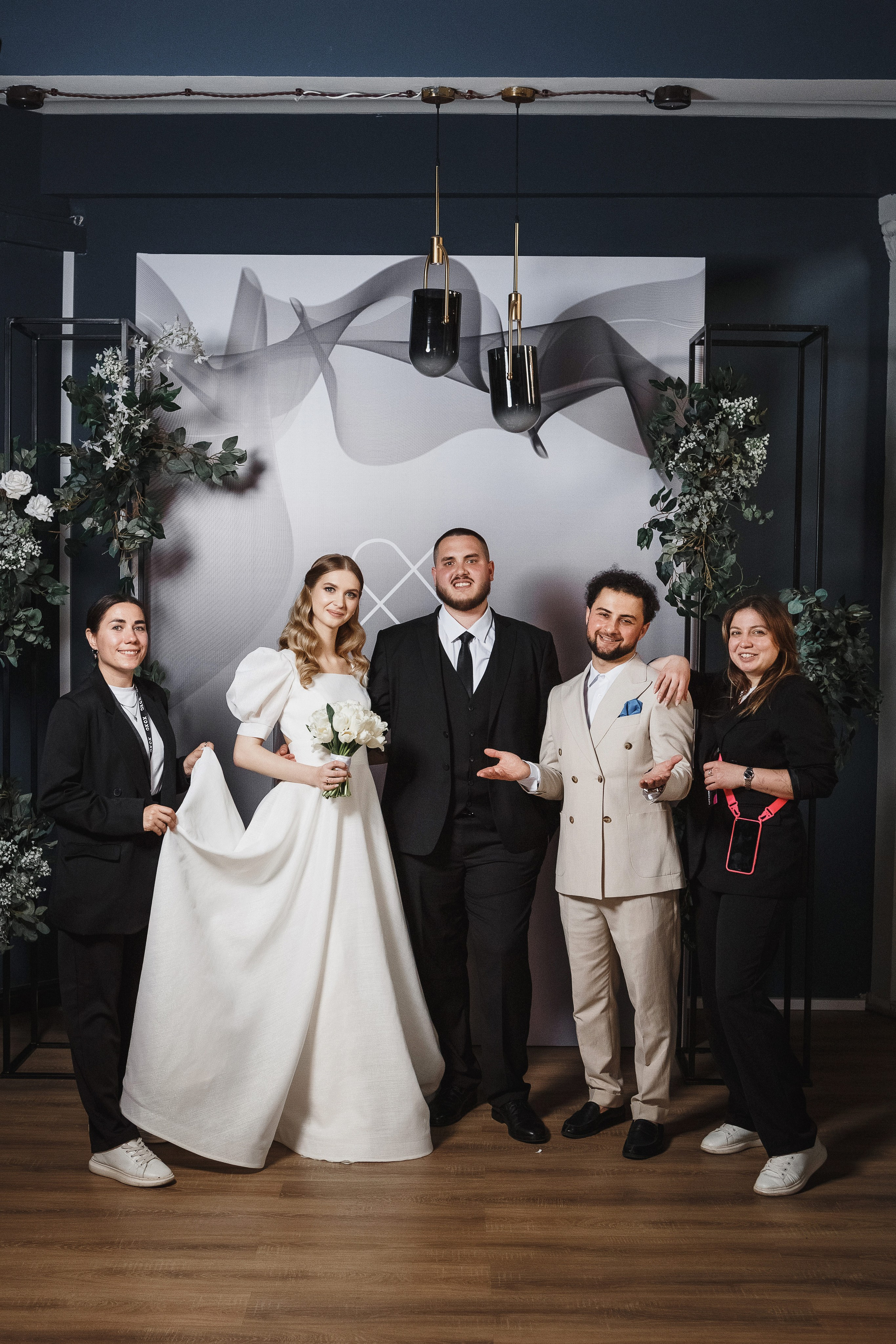 Свадебная фотосессия Саши и Насти в ресторане Чехов Сад, Таганрог. Свадебный и семейный фотограф в Таганроге Бакарюк Антон