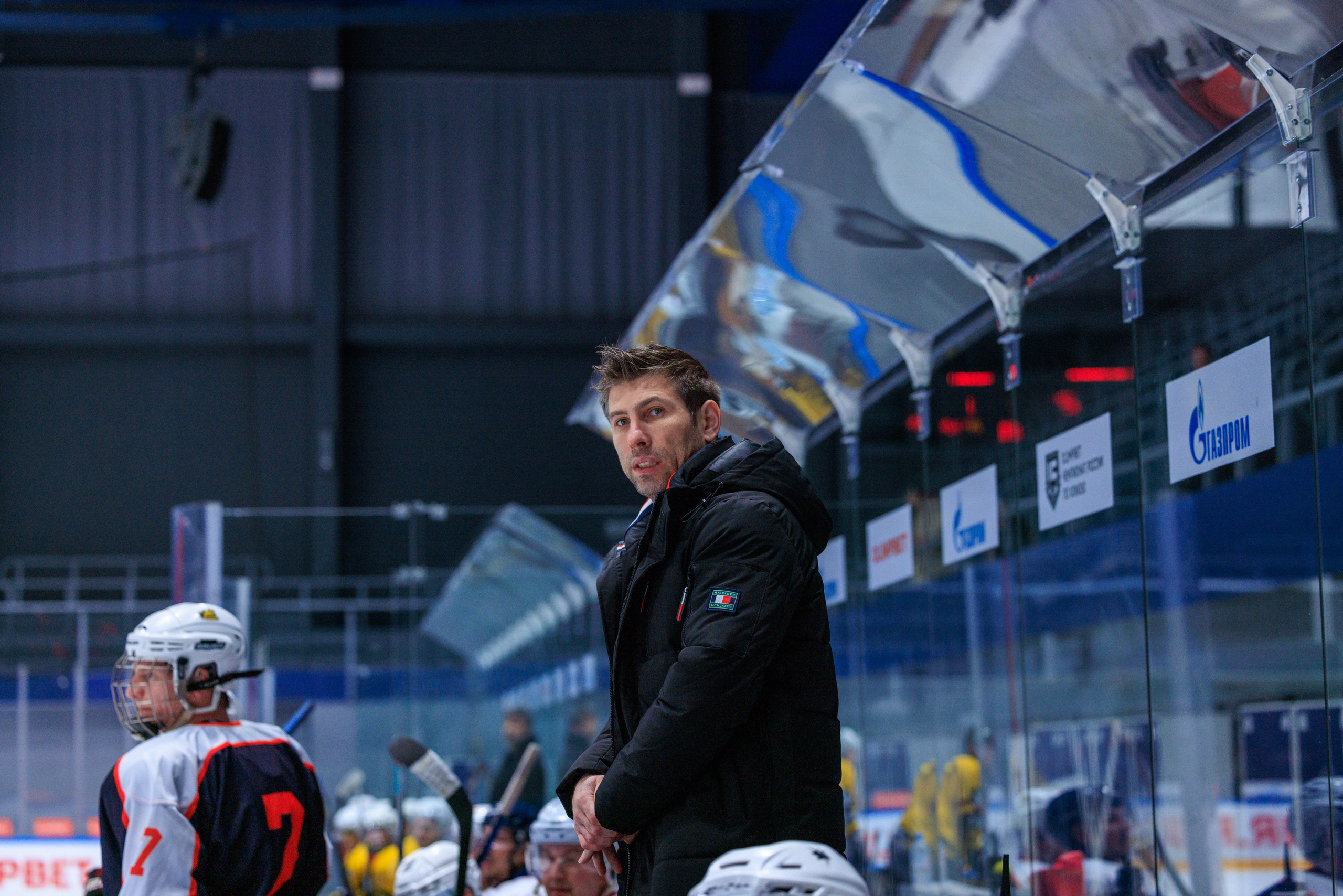 НХЛ Омега — Ижорец (3-2). Фотограф Александр Заломаев