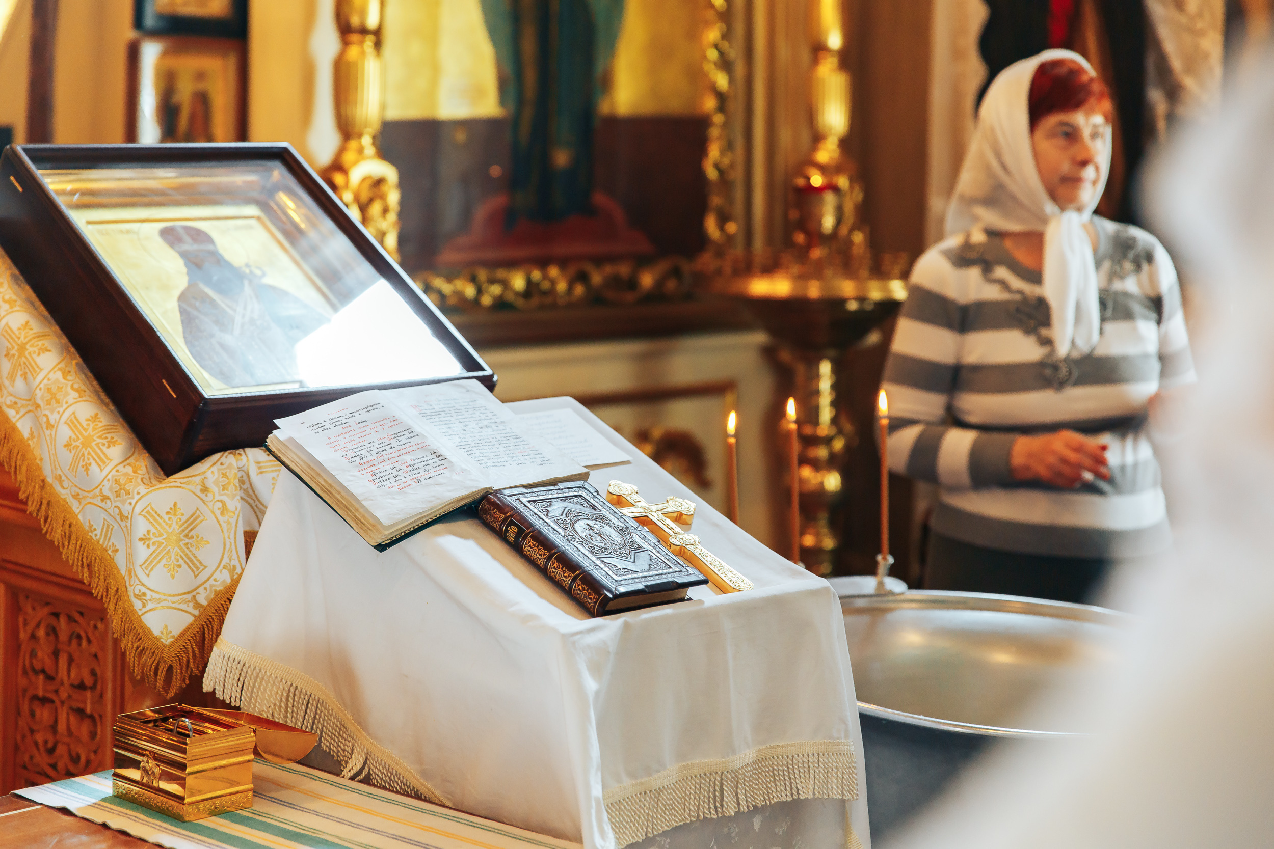 Фотограф на крещение в Ивантеевке в Храме Великомученика и Победоносца