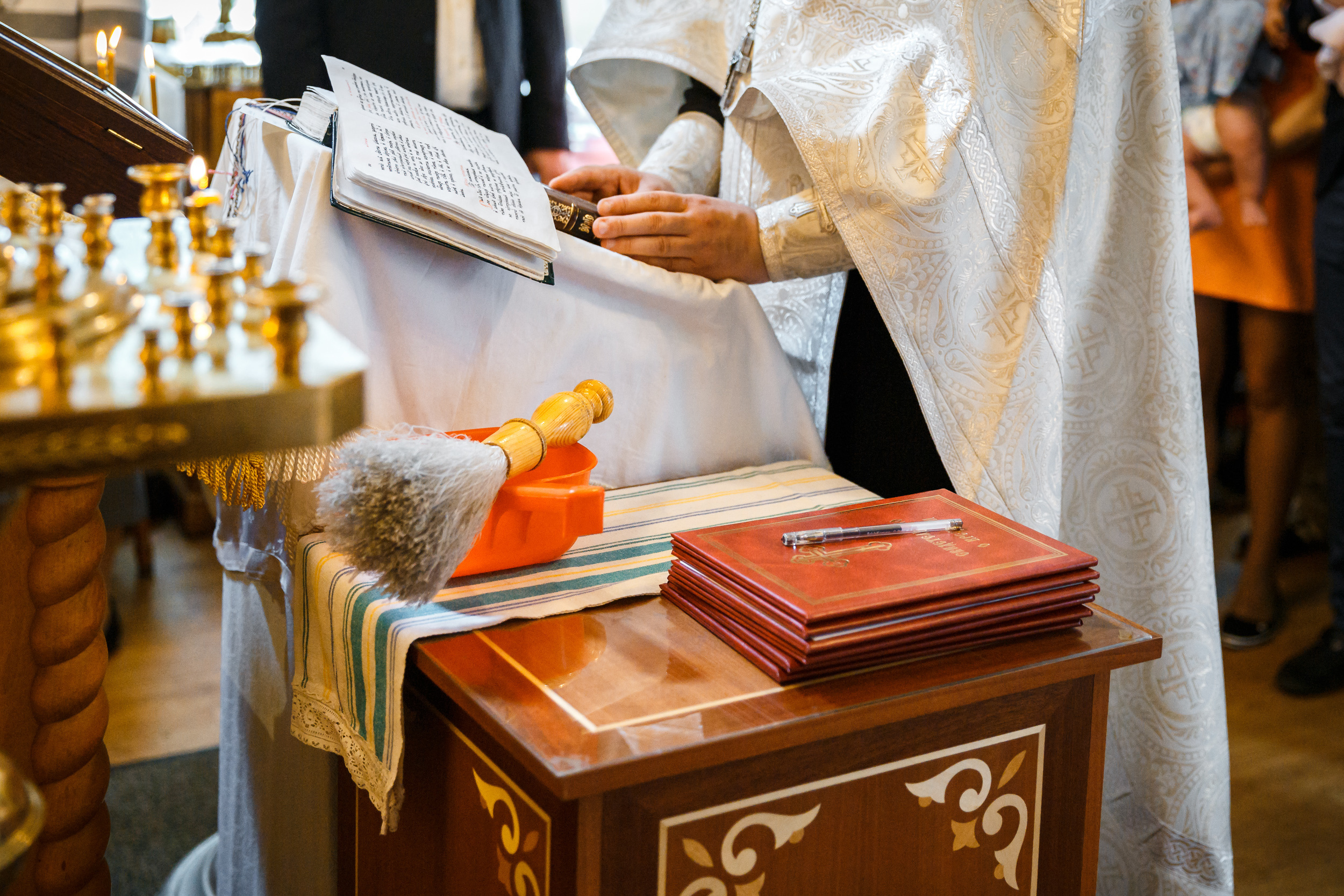 Фотограф на крещение в Ивантеевке в Храме Великомученика и Победоносца