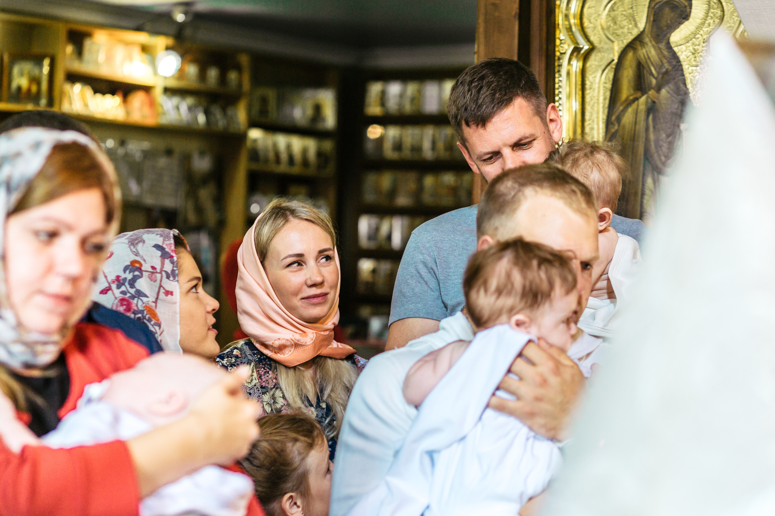 Фотограф на крещение в Ивантеевке в Храме Великомученика и Победоносца