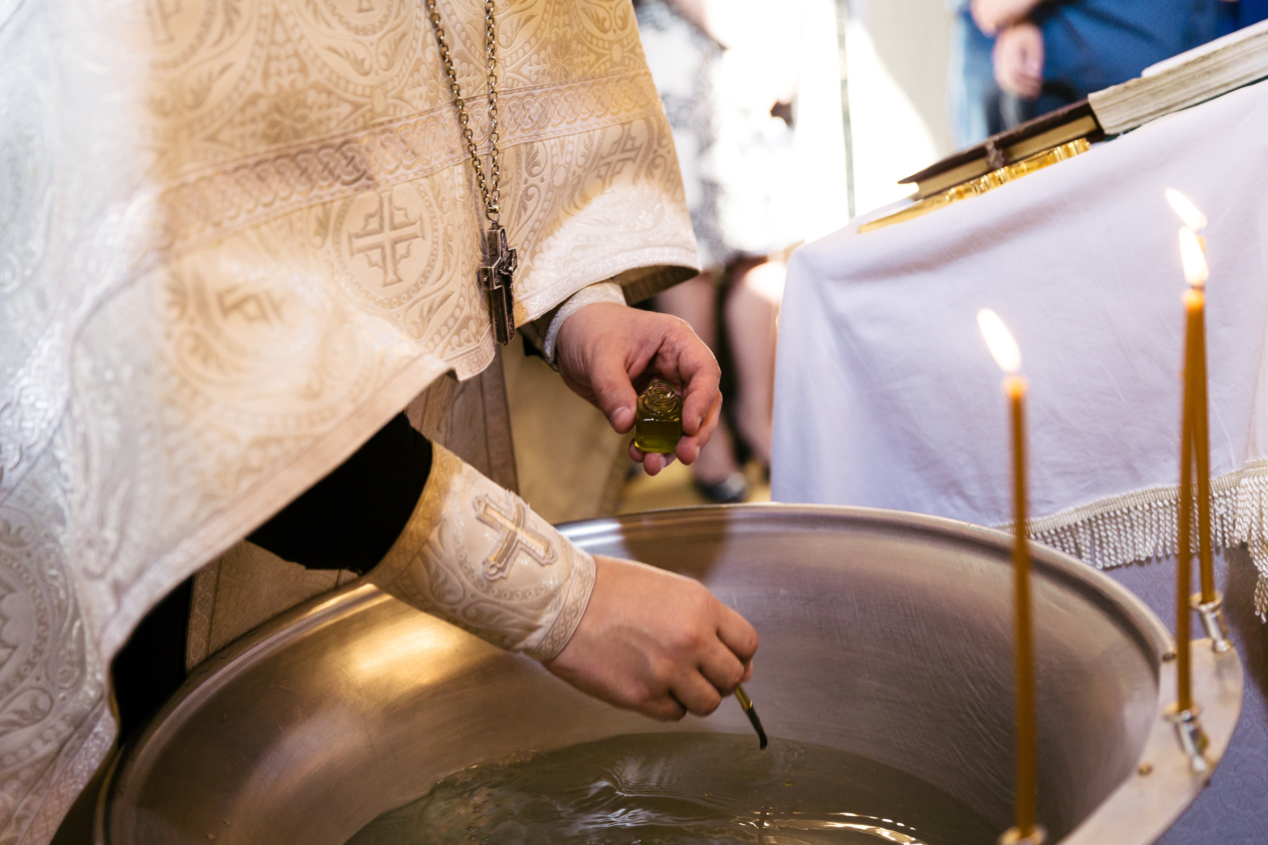 Фотограф на крещение в Ивантеевке в Храме Великомученика и Победоносца
