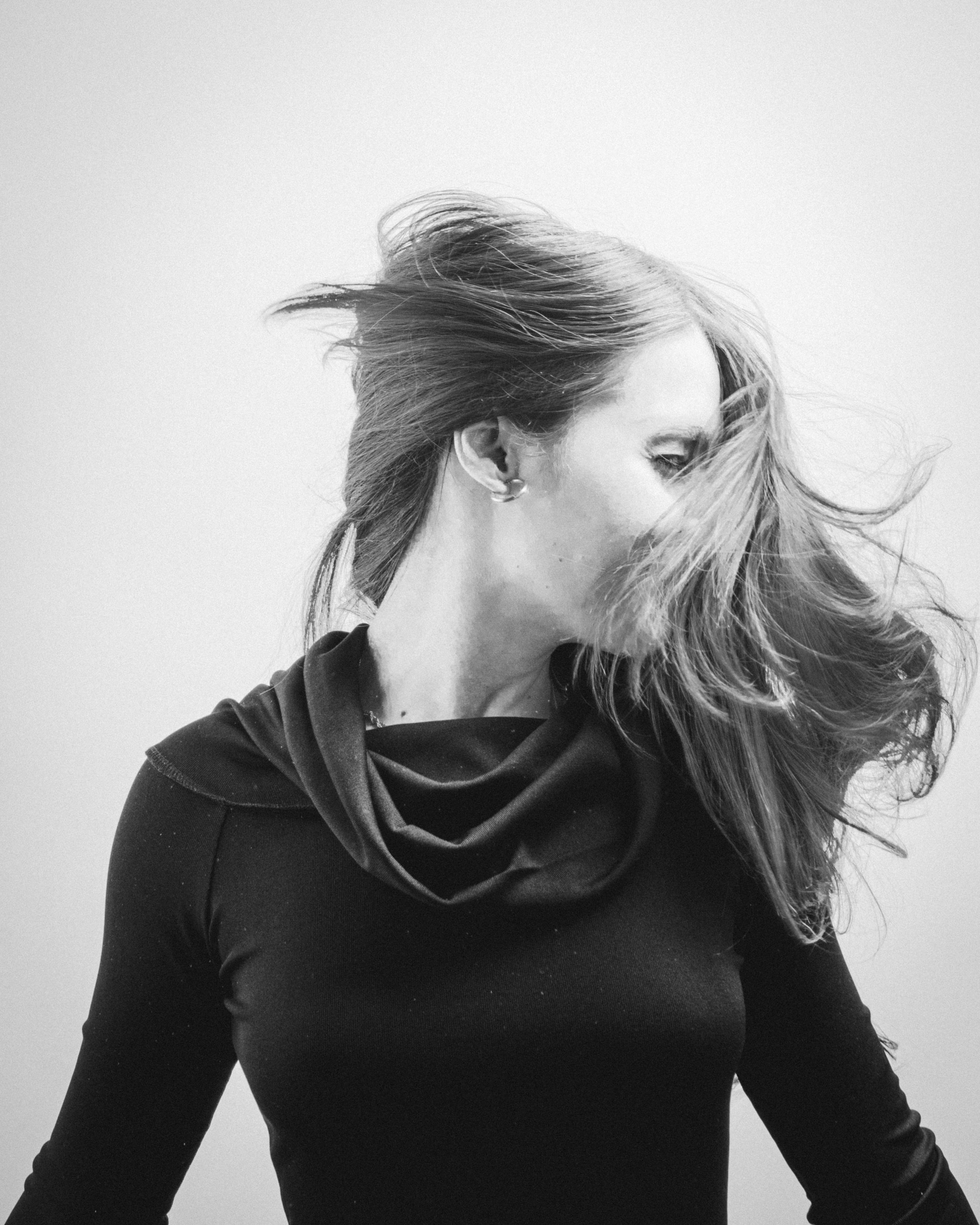 Черно-белый портрет. Портретный фотограф в Москве Владимир Саяпин