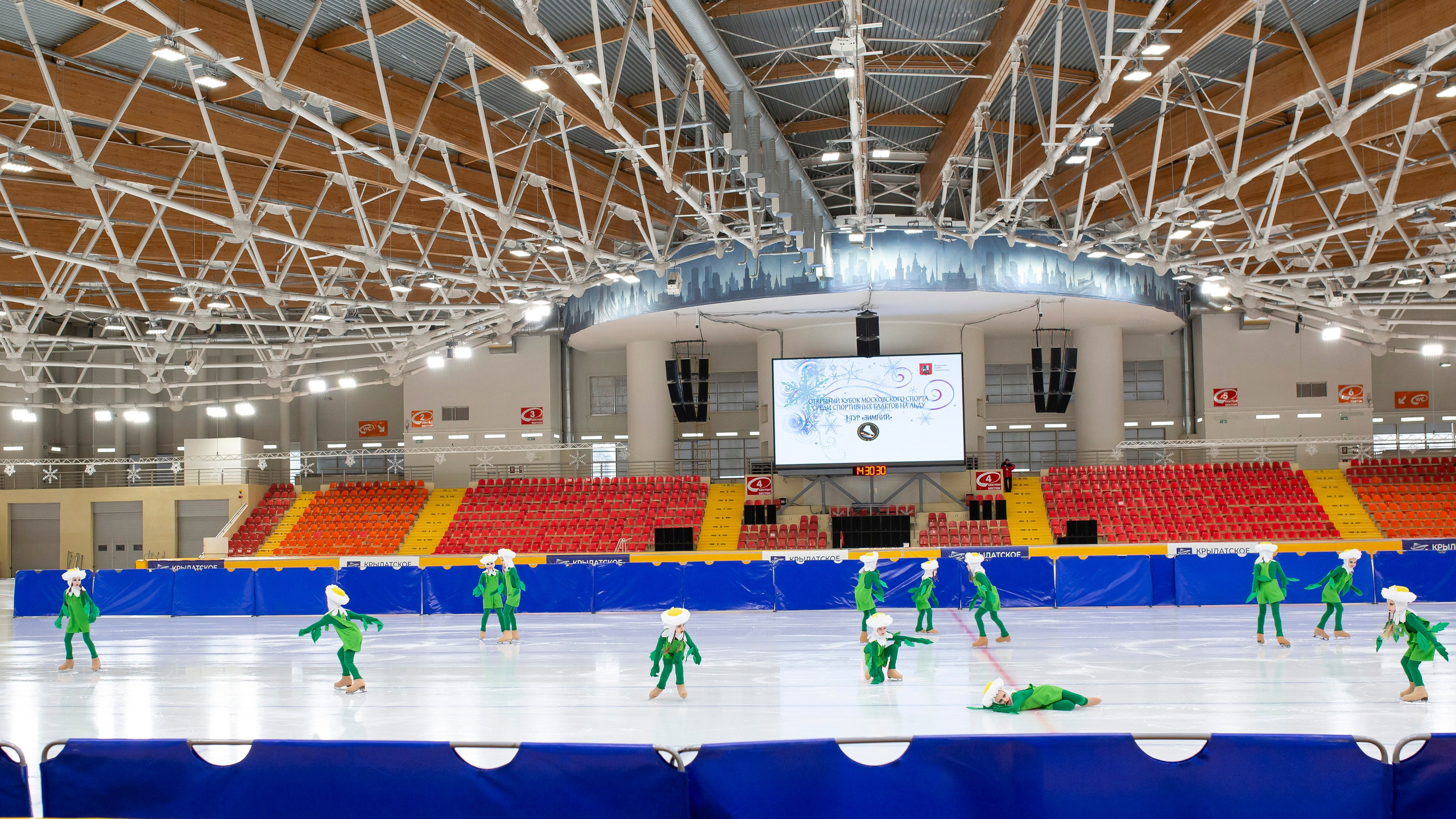 Открытый кубок Московского спорта среди спортивных балетов на льду. Детский театр на льду «АЛЕКО» 2024. Репортажный фотограф в Москве