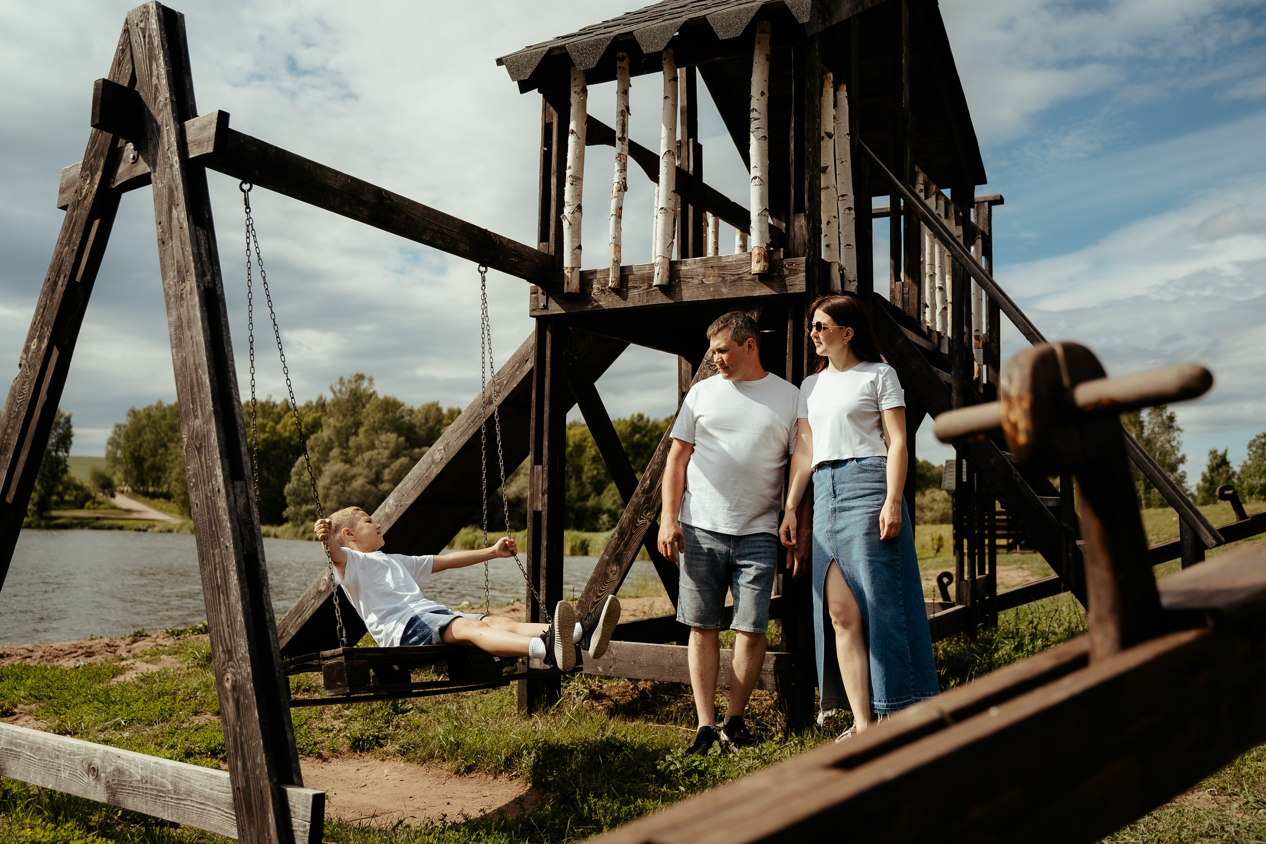 Семейная история в роще берез. Фотограф в городе Бирск Самойлова Екатерина