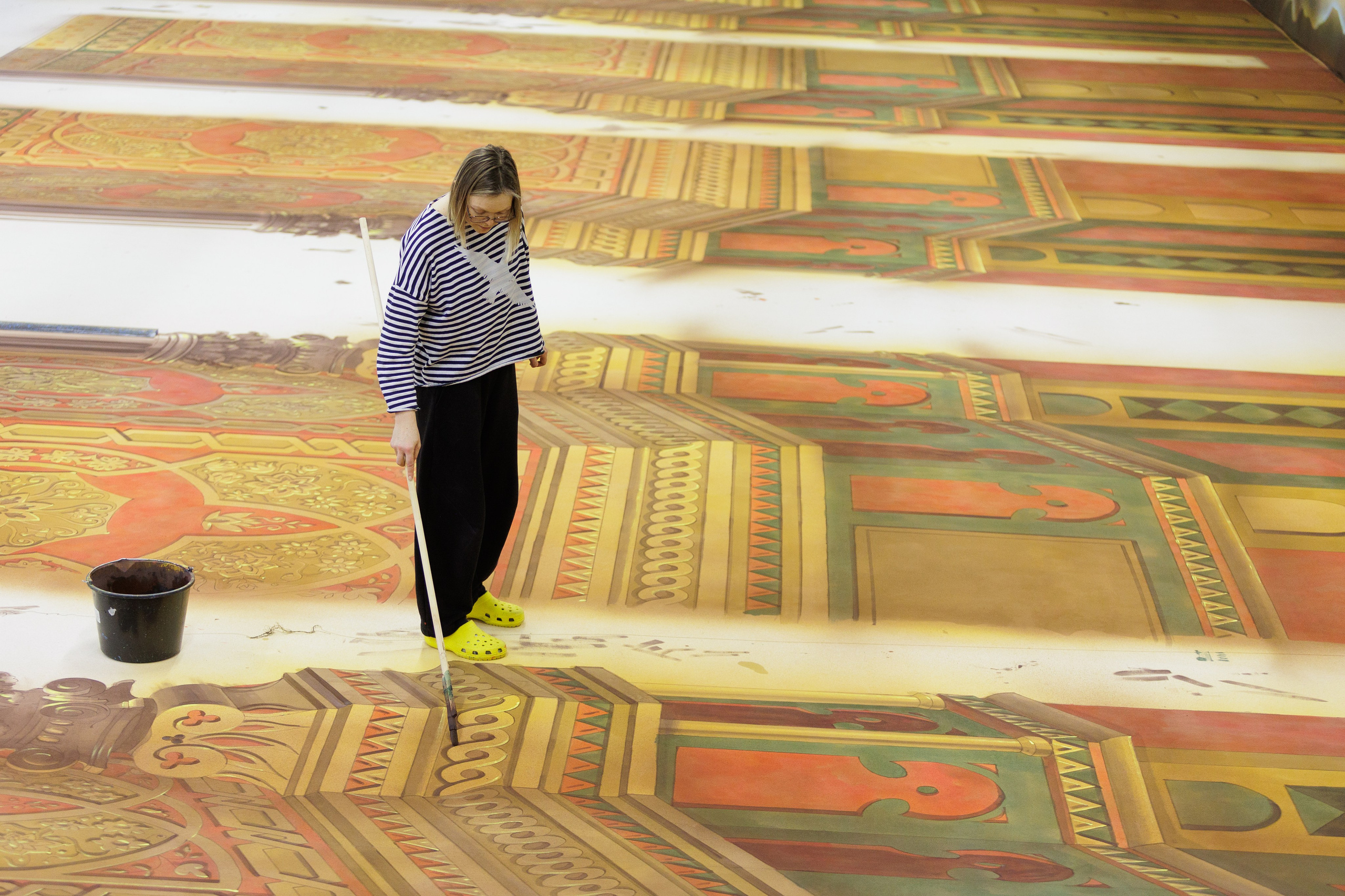 Художественная роспись тканей для сцены: от эскиза к полотну | Технология. История занавеса. Превращаем идею в технологию