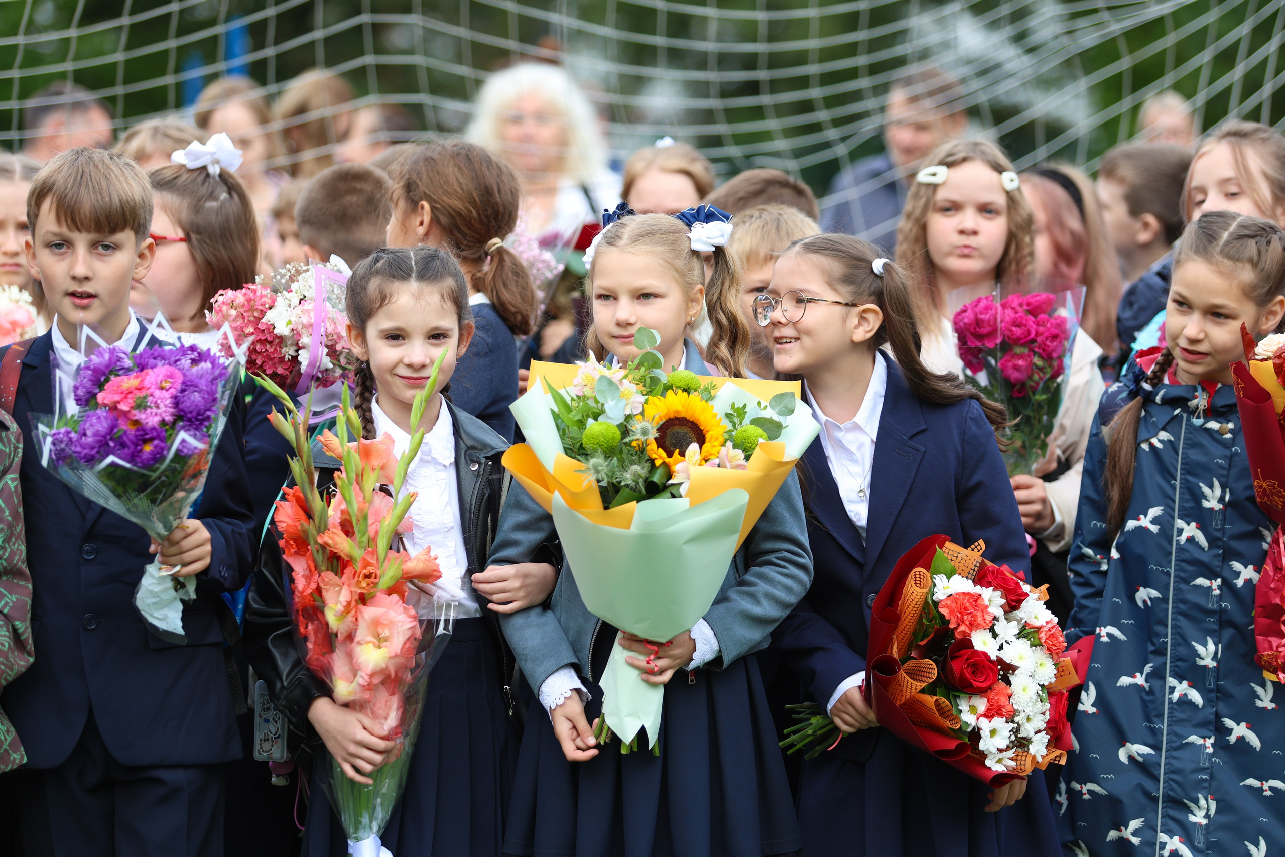 1 сентября в школе № 500. Фотограф Дарья Попова