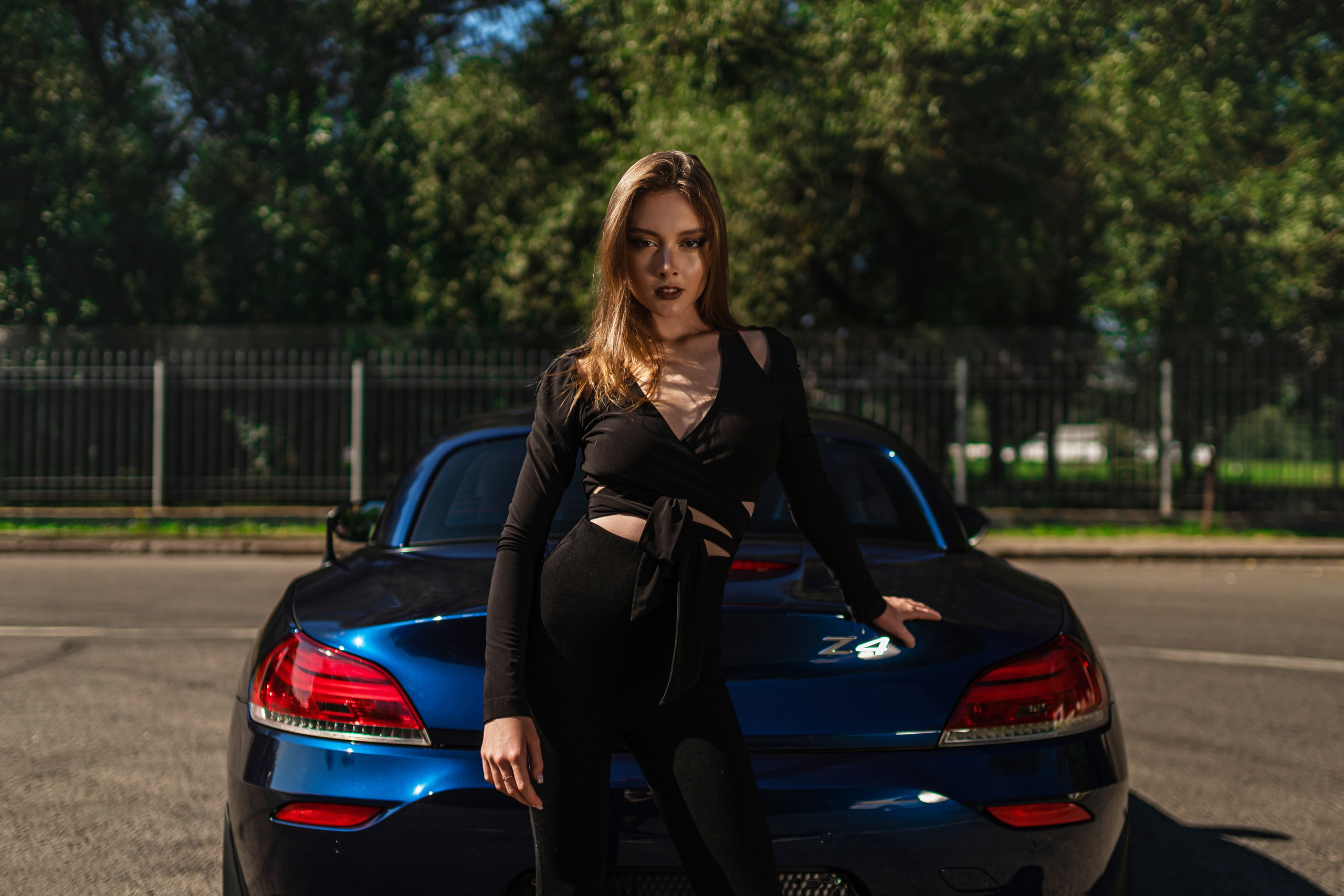 Anna x BMW Z4. Автомобильный фотограф в Москве | Базилев Александр