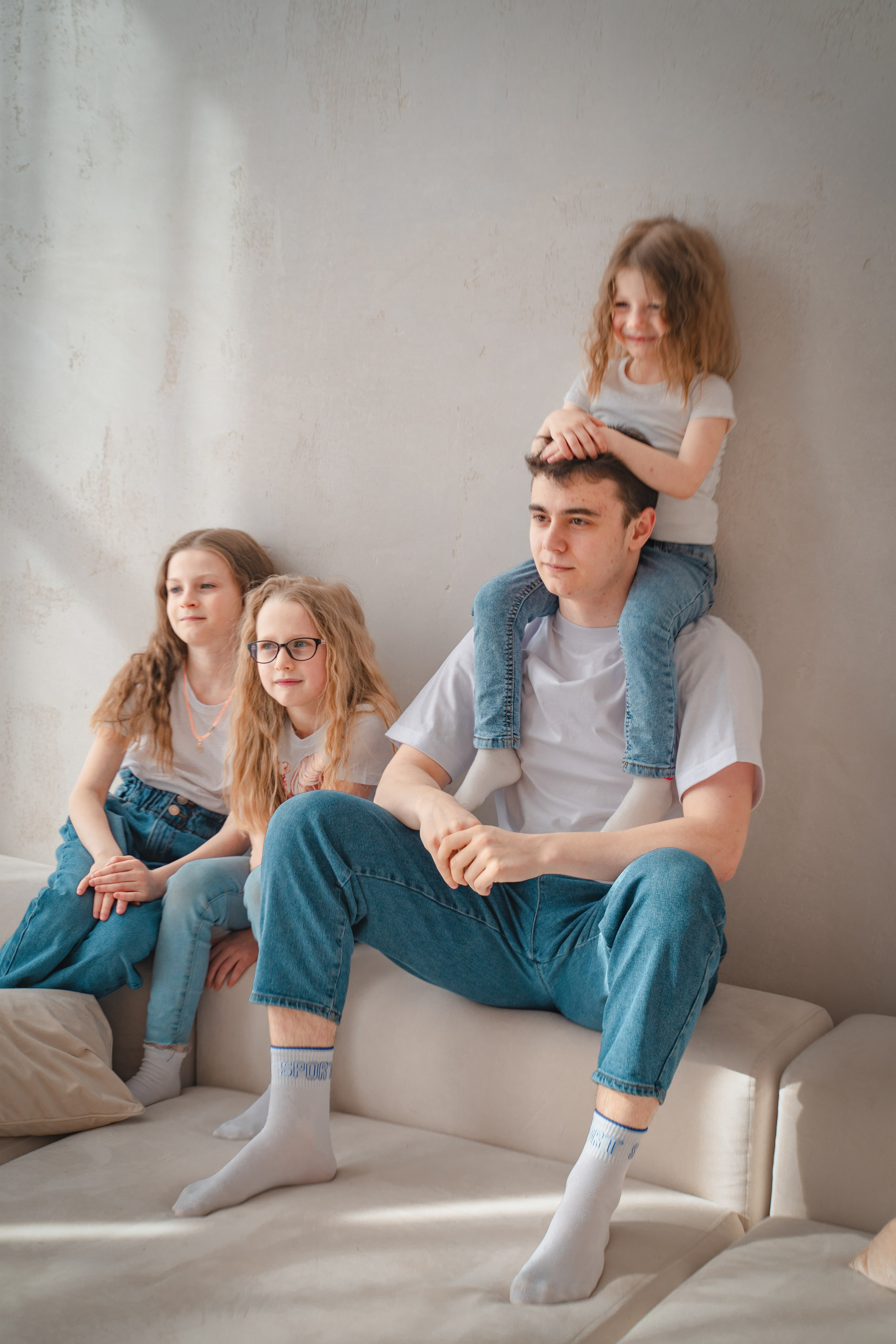 Семейная фотосессия. Студия. Фотограф в Москве Ленарская Дарья