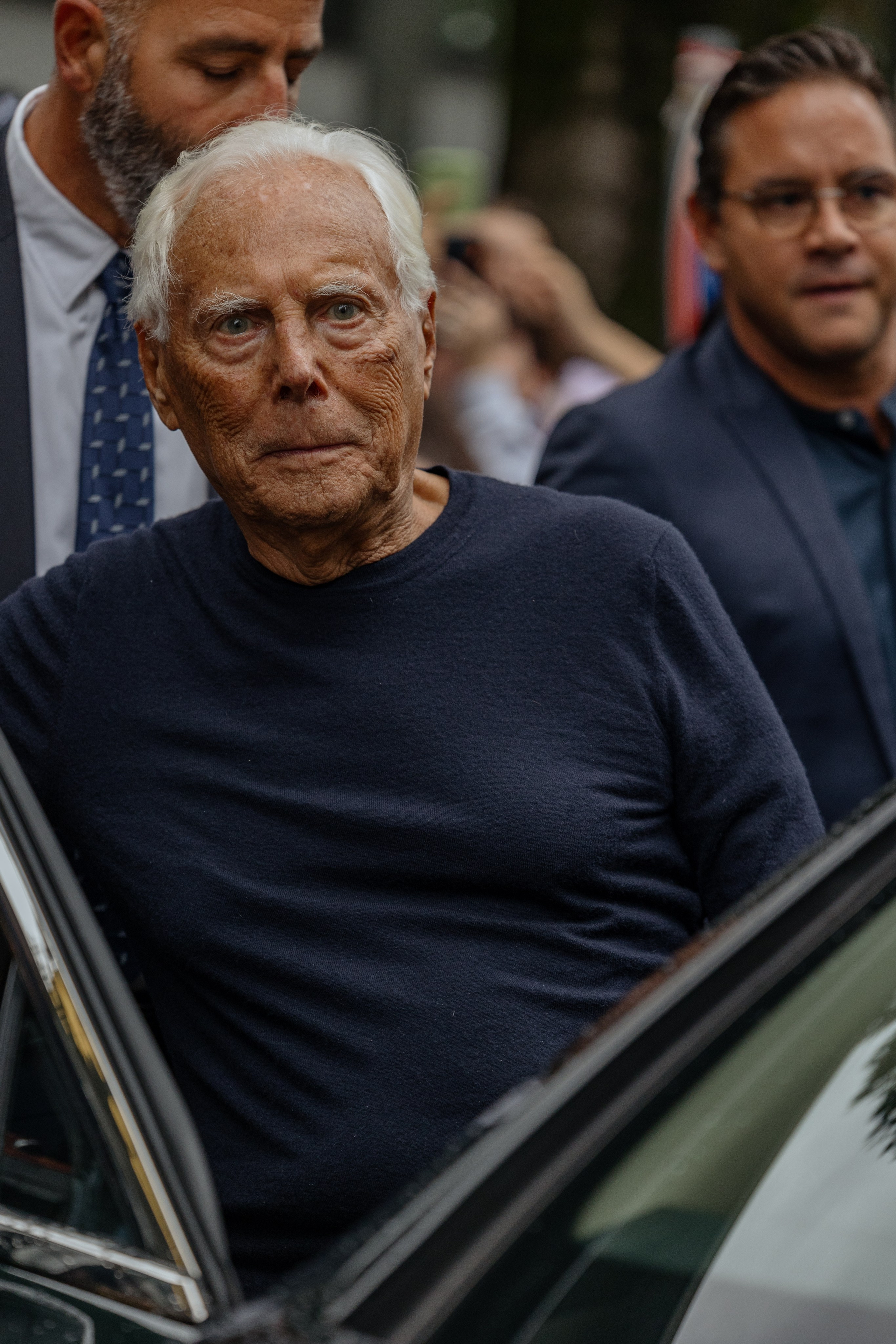 MFW SPRING/SUMMER 2024 EMPORIO ARMANI. Photographer in Milan Ivan Goncharov