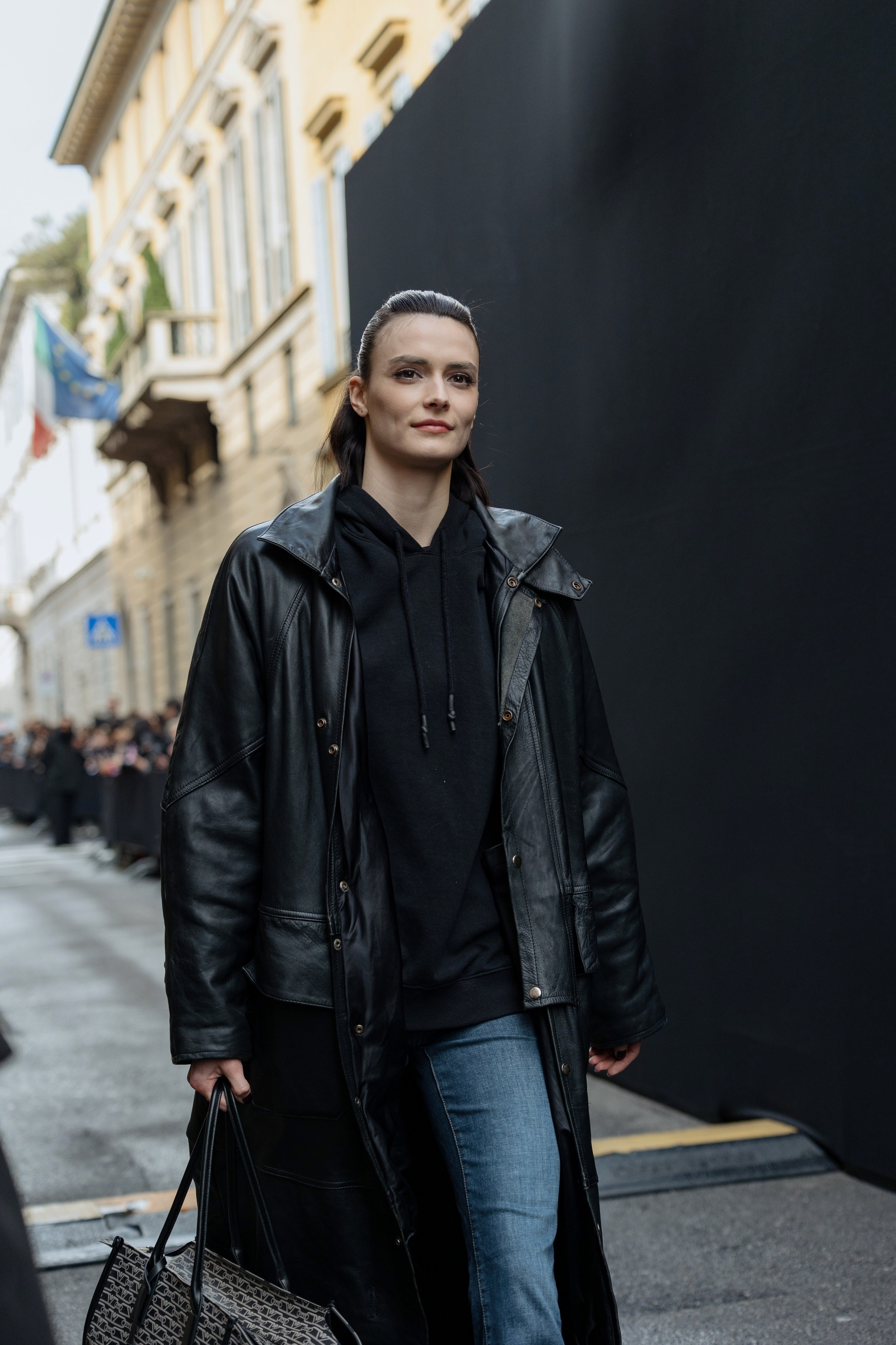 ARMANI MFW FALL/WINTER 24/25. Photographer in Milan Ivan Goncharov