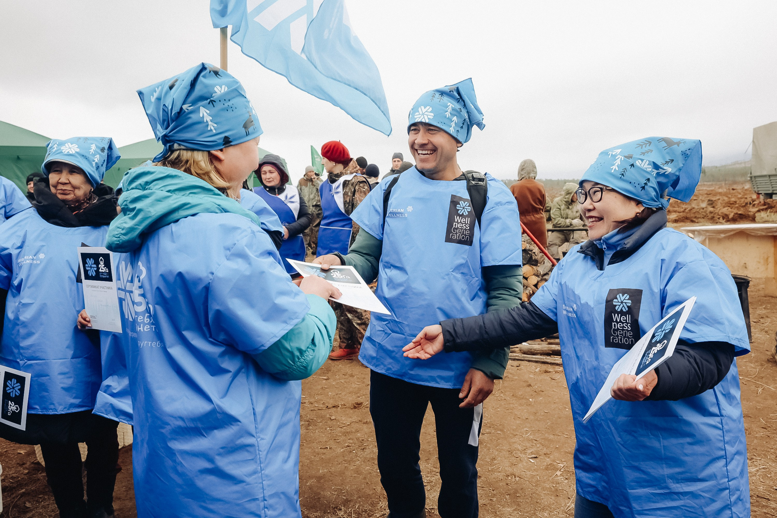 Siberian wellness. Ежегодная акция по посадке деревьев. Свадебный и семейный фотограф в Улан-Удэ