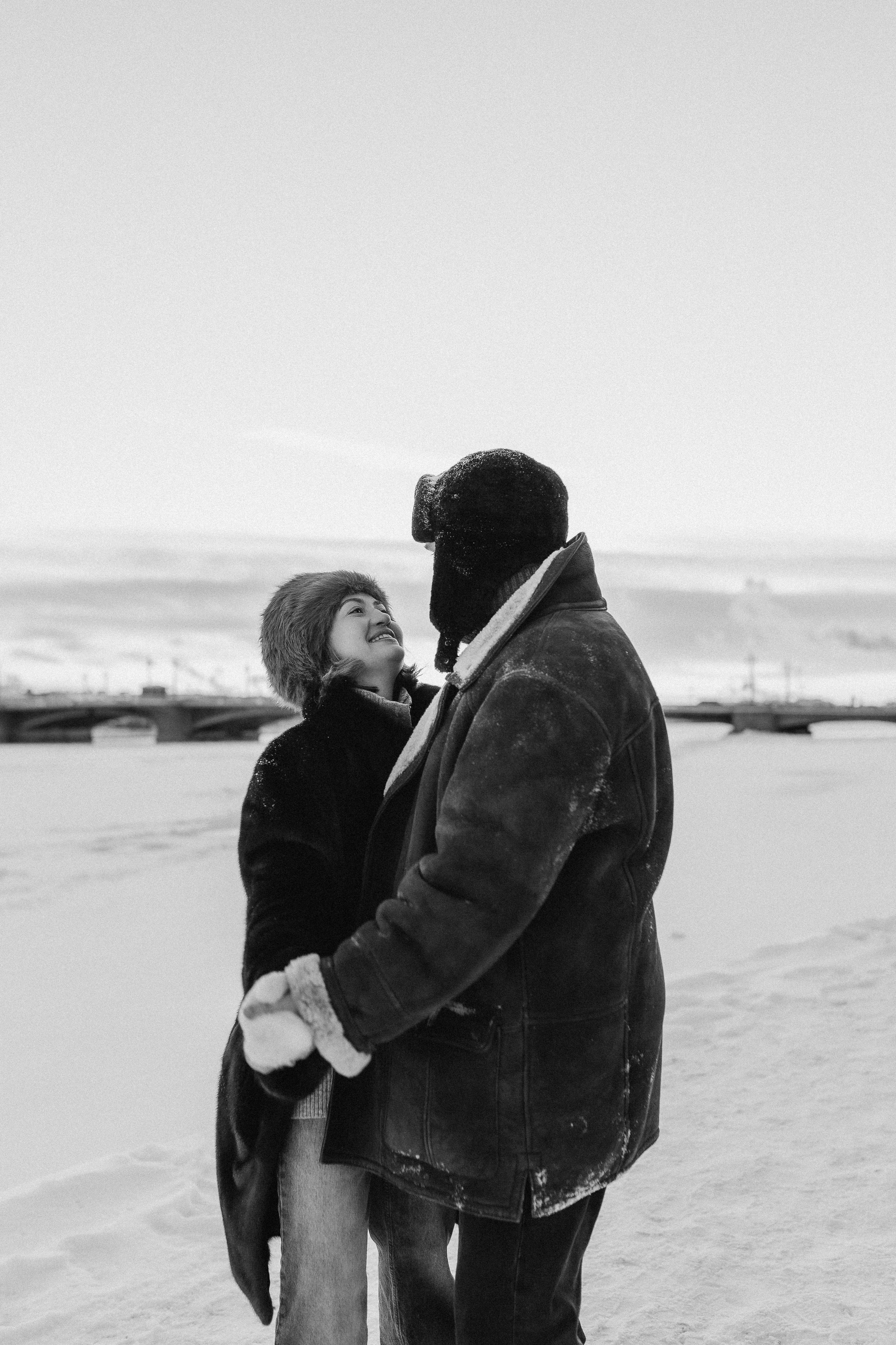 LoveStory зимняя. Фотограф Санкт-Петербург Князева Елизавета