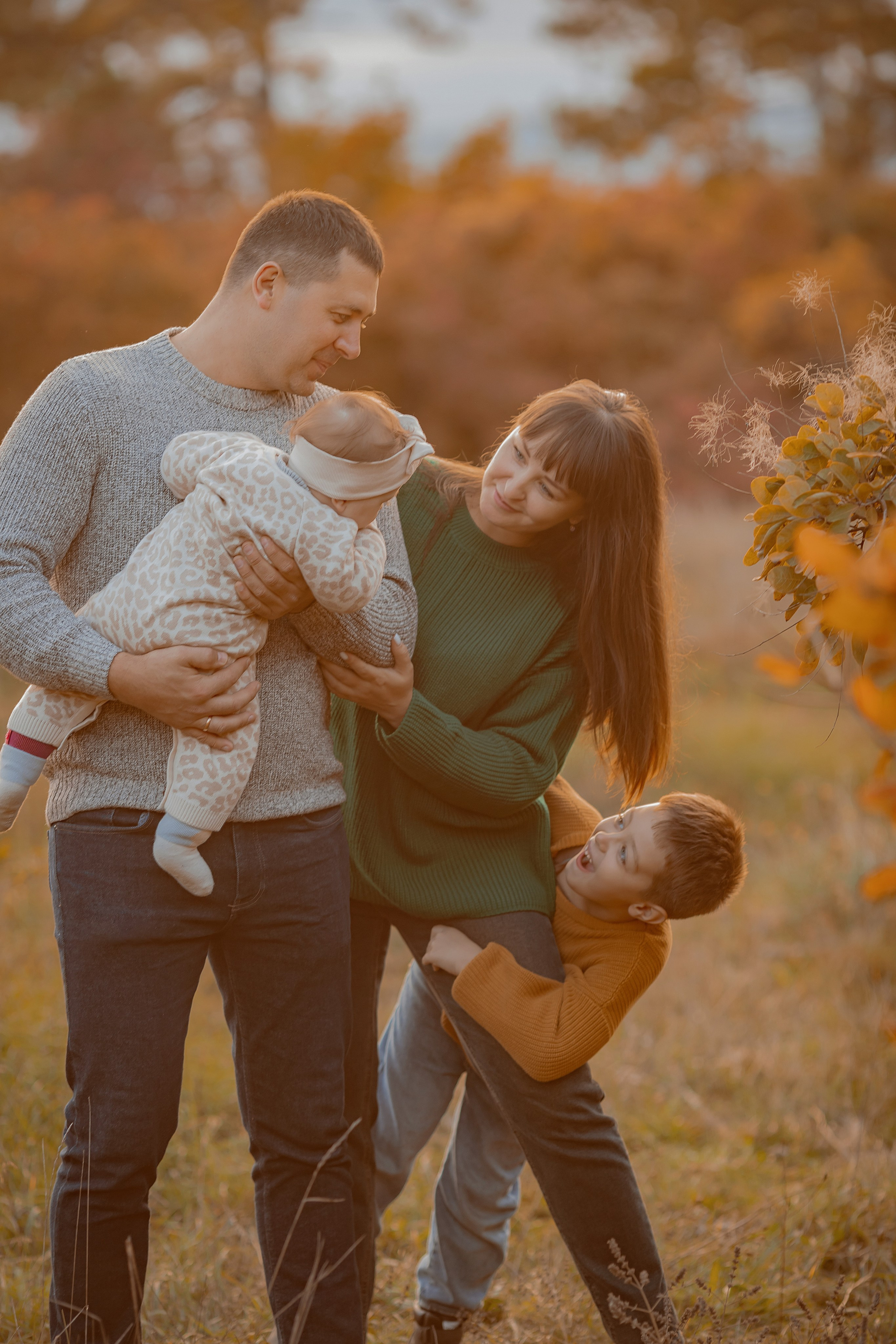 Семья Гутник. Осень. Семейный и детский фотограф в Крыму Екатерина Швец