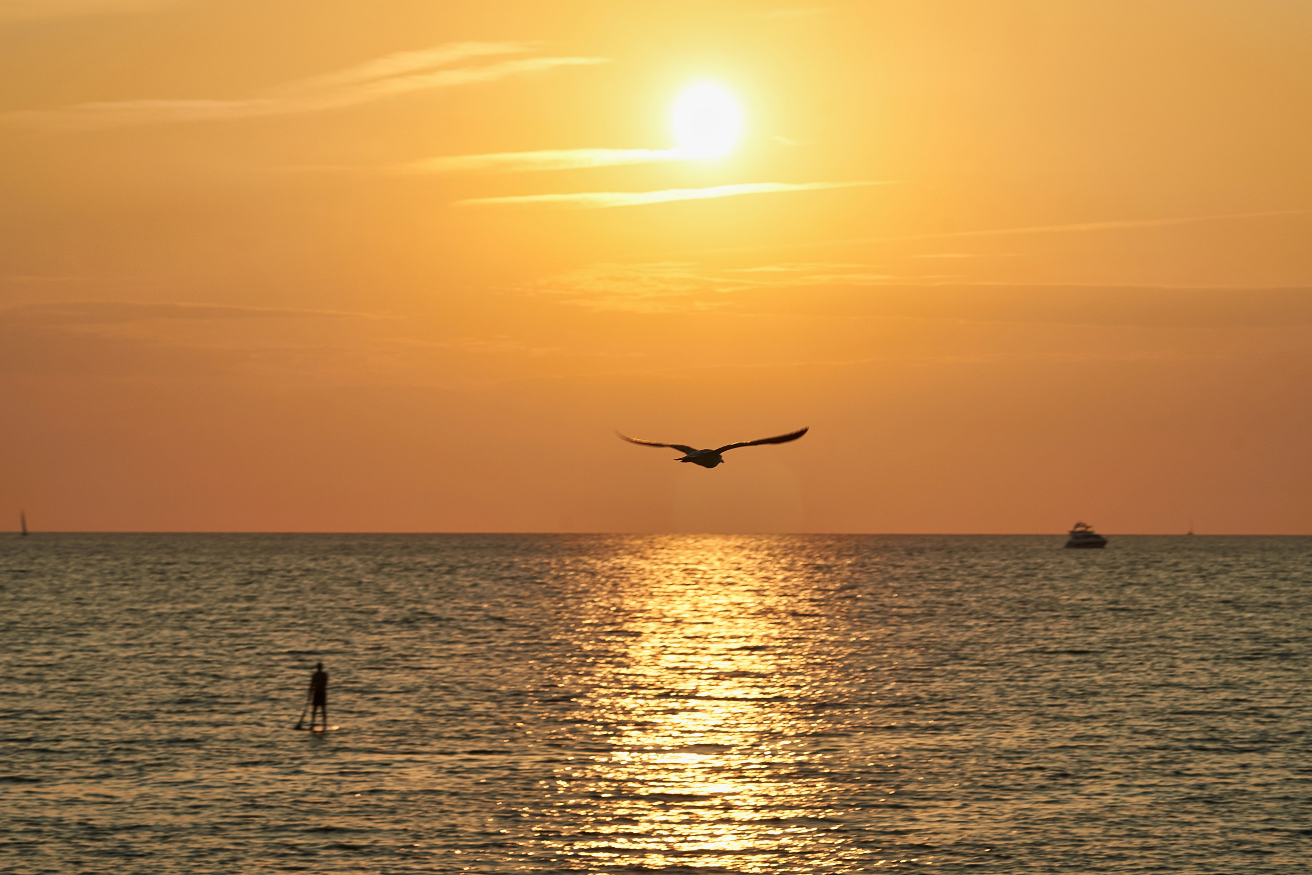 закат черное море