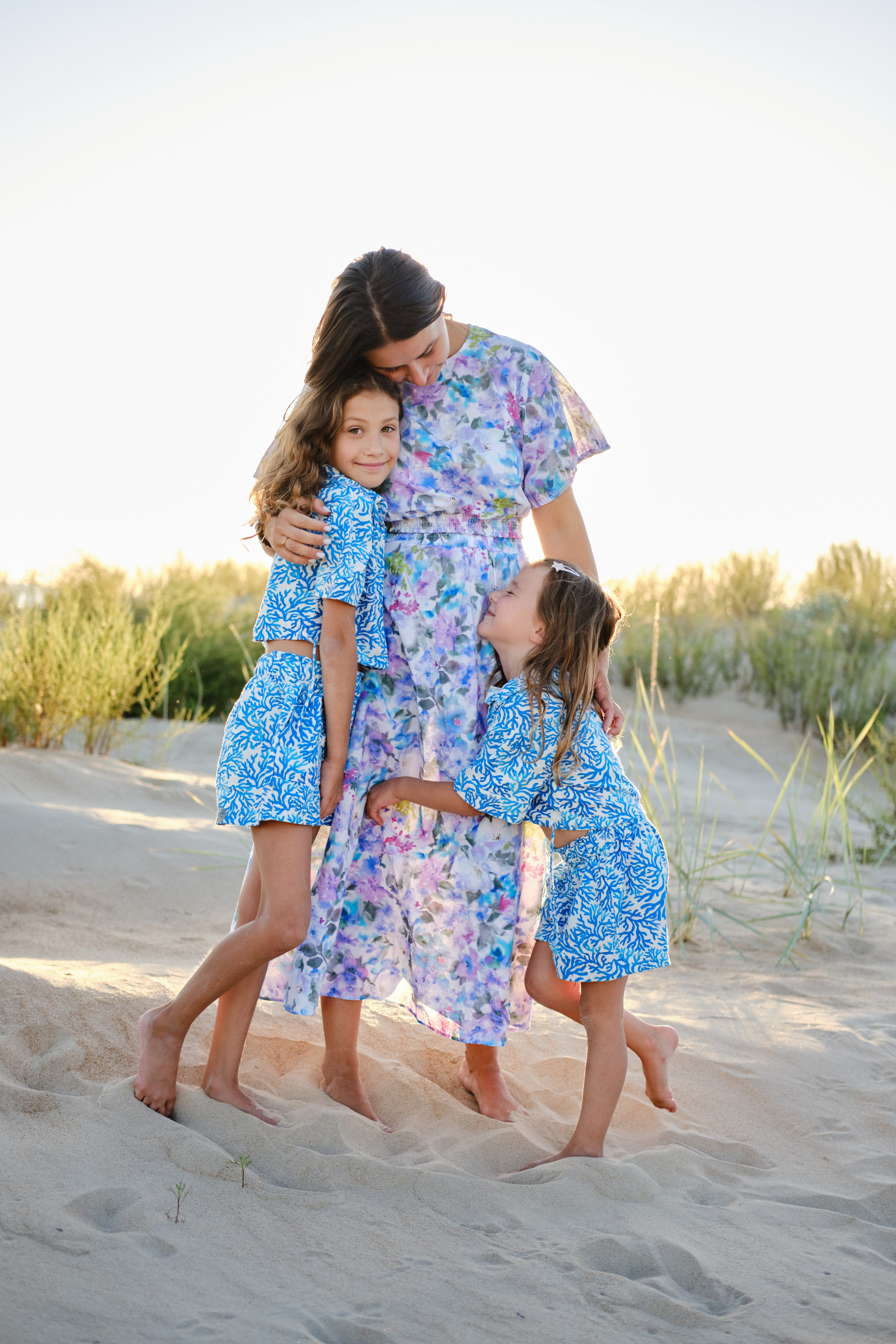 Большая Семья в дюнах. Витязево. Фотограф в Анапе и Краснодаре Тина