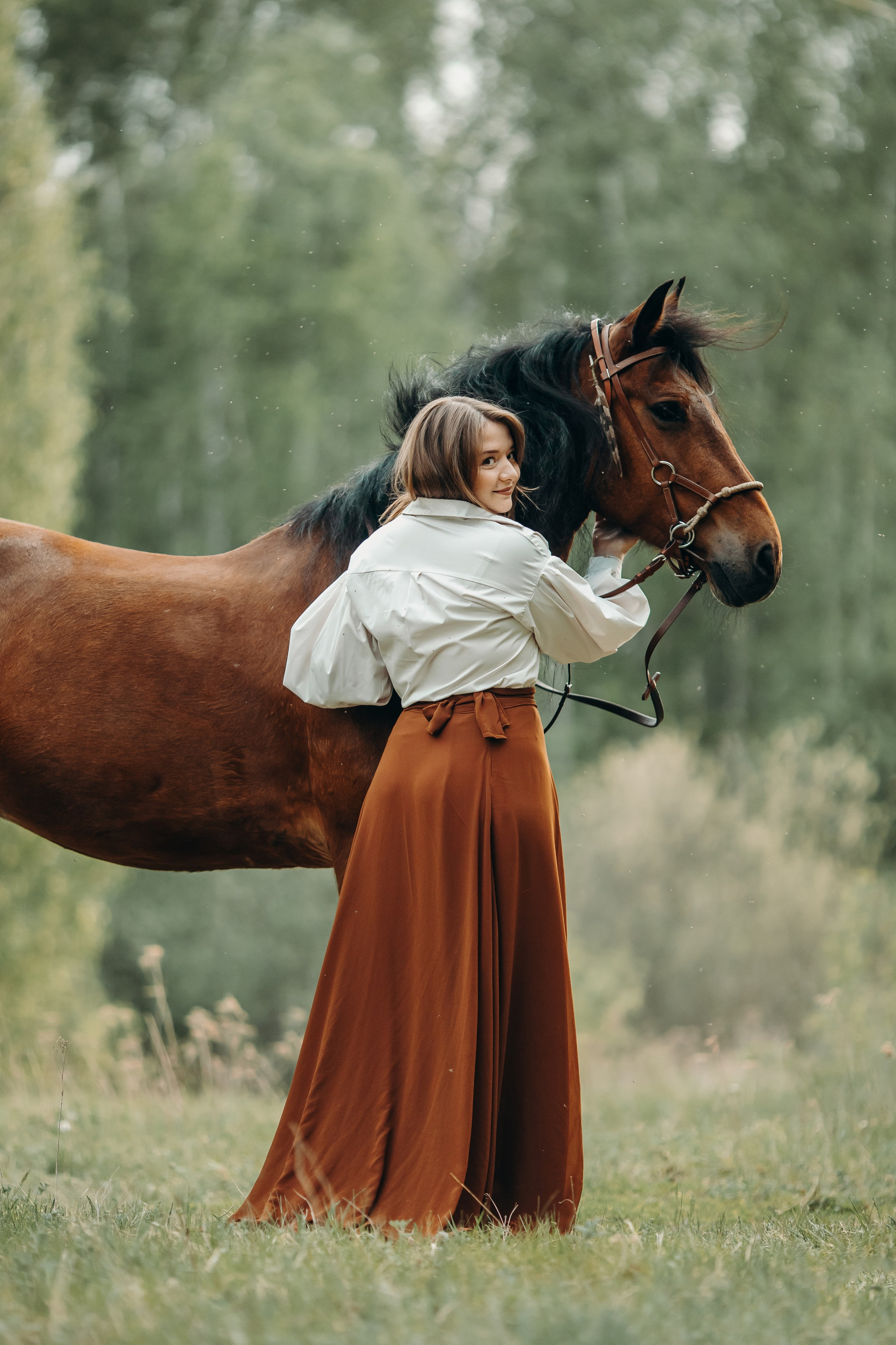 Ксения и Талисман. Анна Молчанова конный фотограф в Тюмени | фотосессии с лошадьми Тюмень