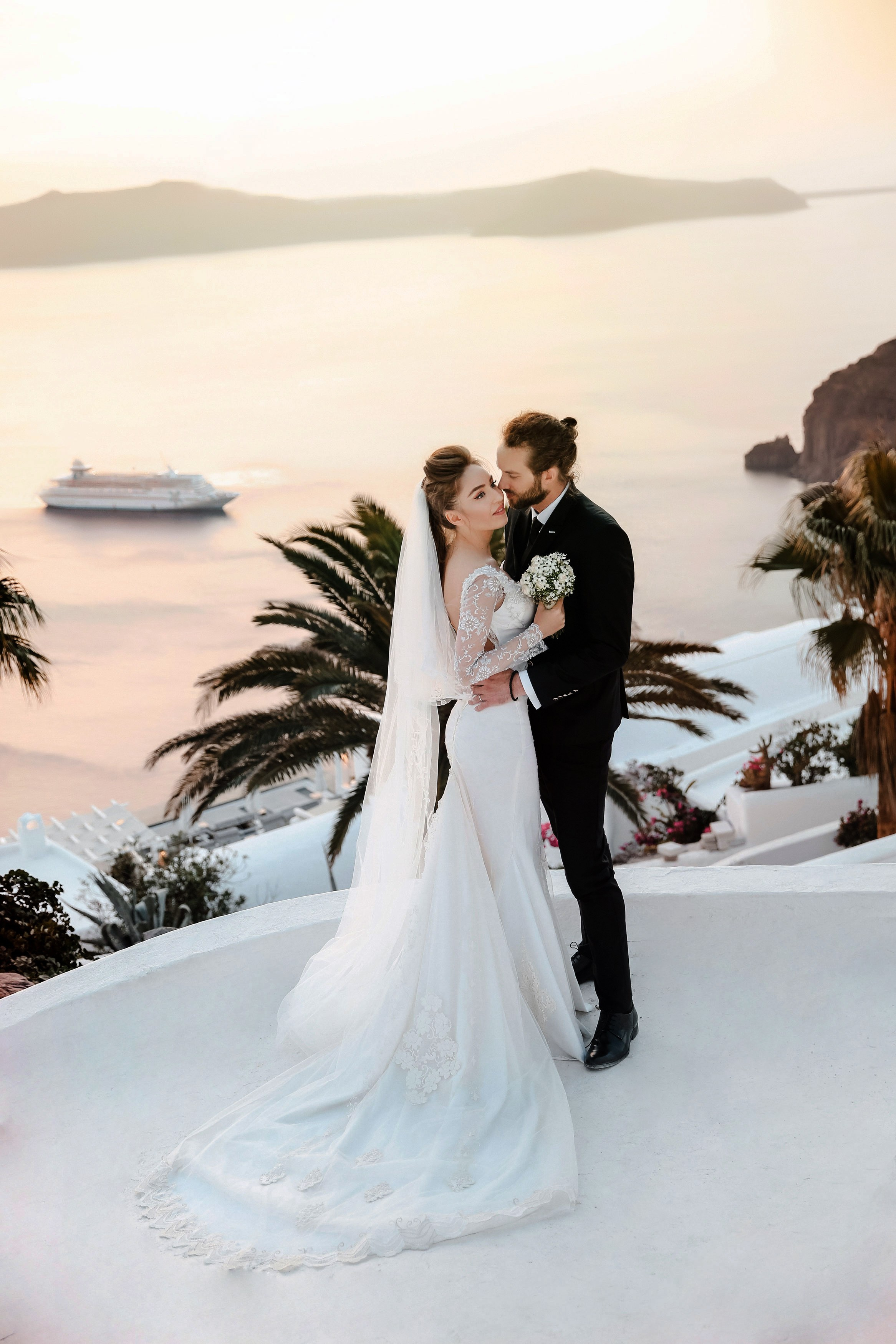 Свадьба на Санторини. Фотограф и видеограф Анна Домашенко