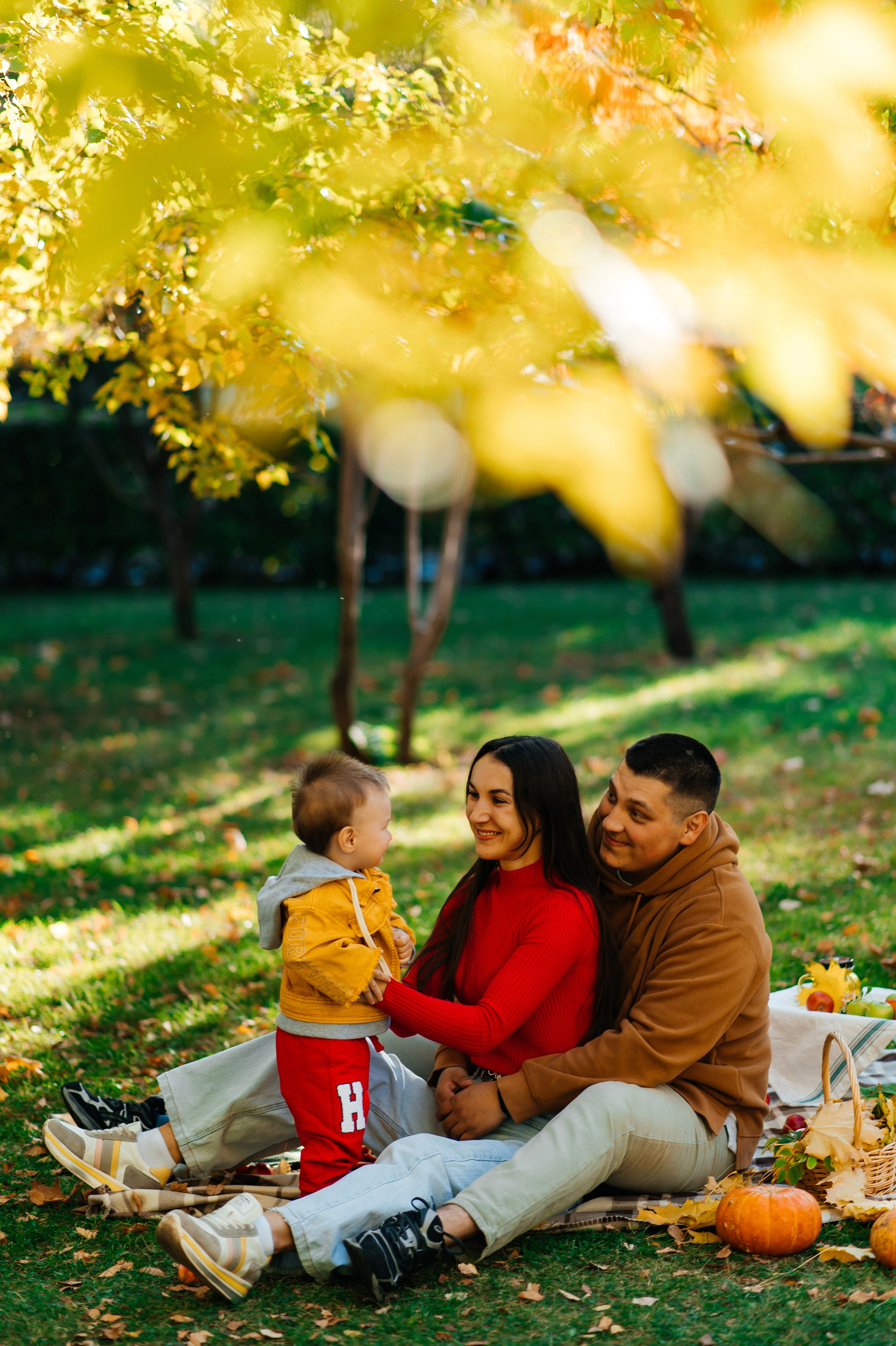 Осенью в парке. Семейный фотограф в Оренбурге Анна Рожкова