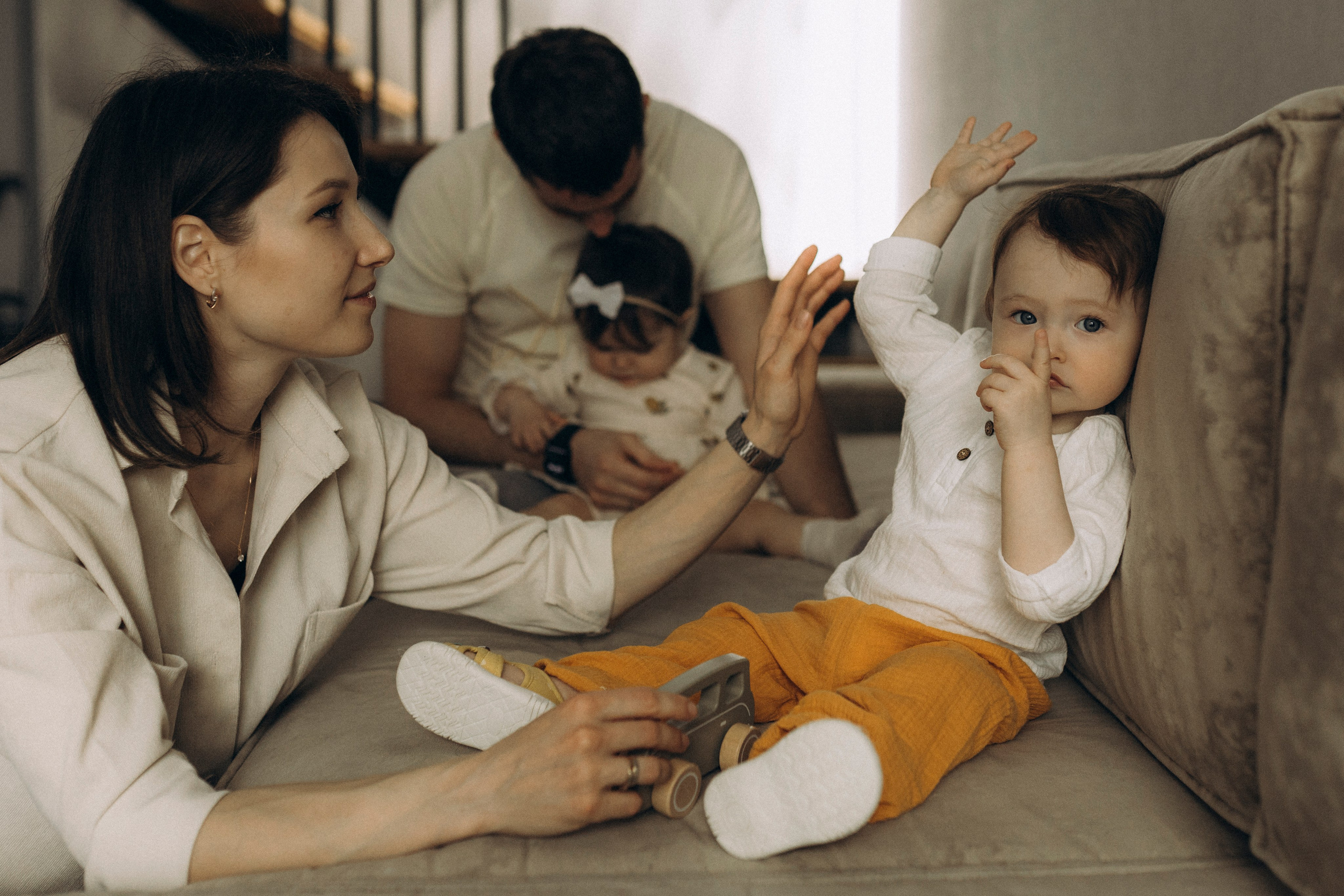 Домашняя семейная фотосессия. Семейный и детский фотограф в Рязани Васюгова Мария