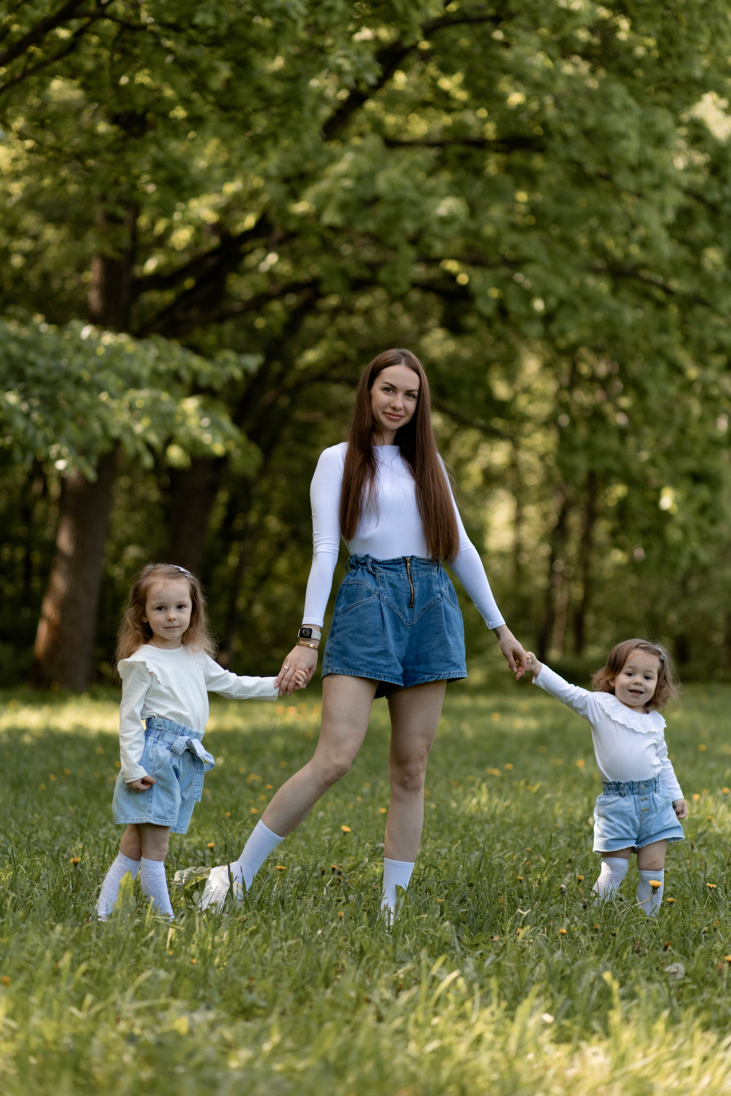Анастасия с дочками. Семейный и детский фотограф в Москве, Тамбовская Ольга