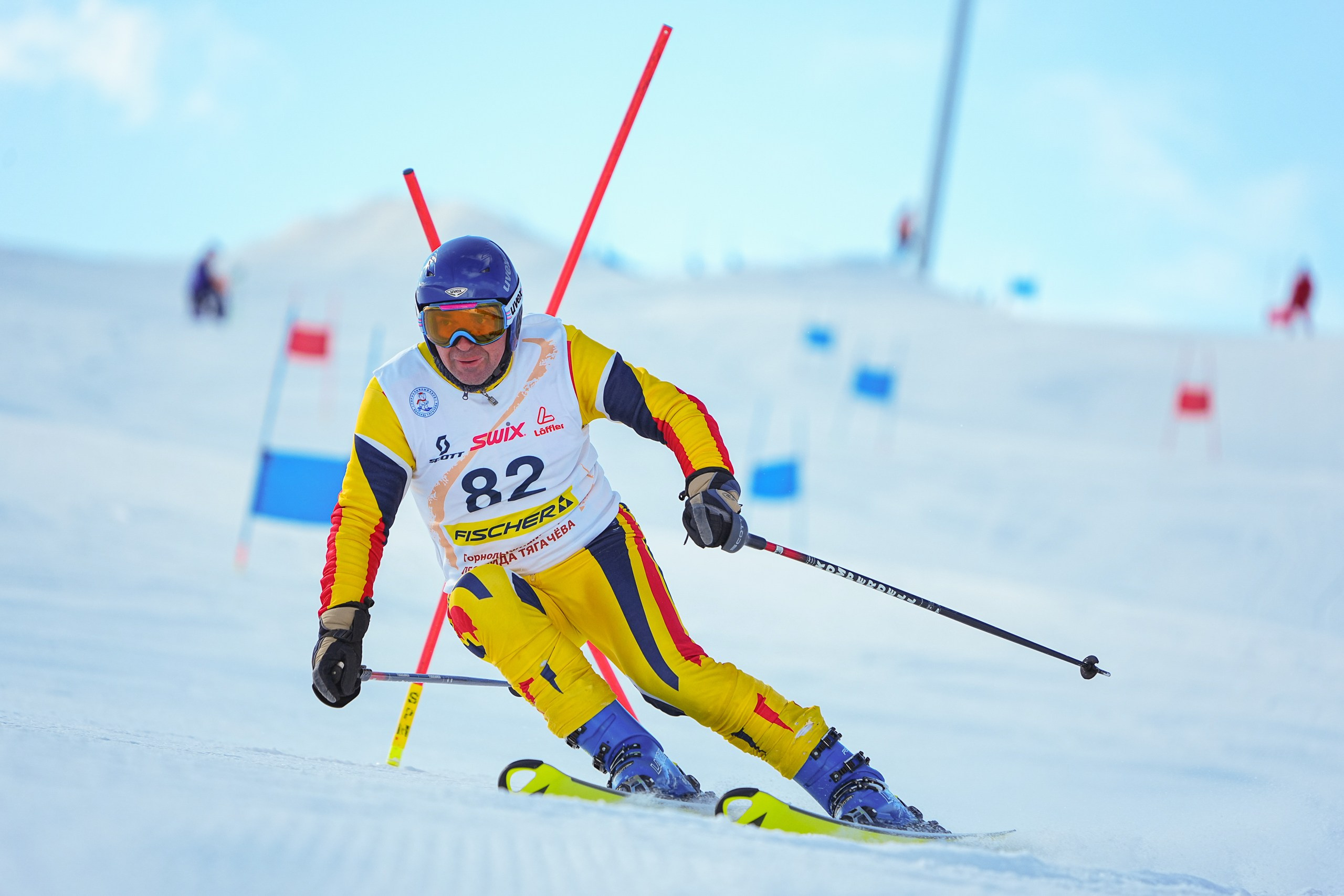 Соревнования «Приз горнолыжного клуба Леонида Тягачева», GS, 2024. Фотограф Студитский Евгений