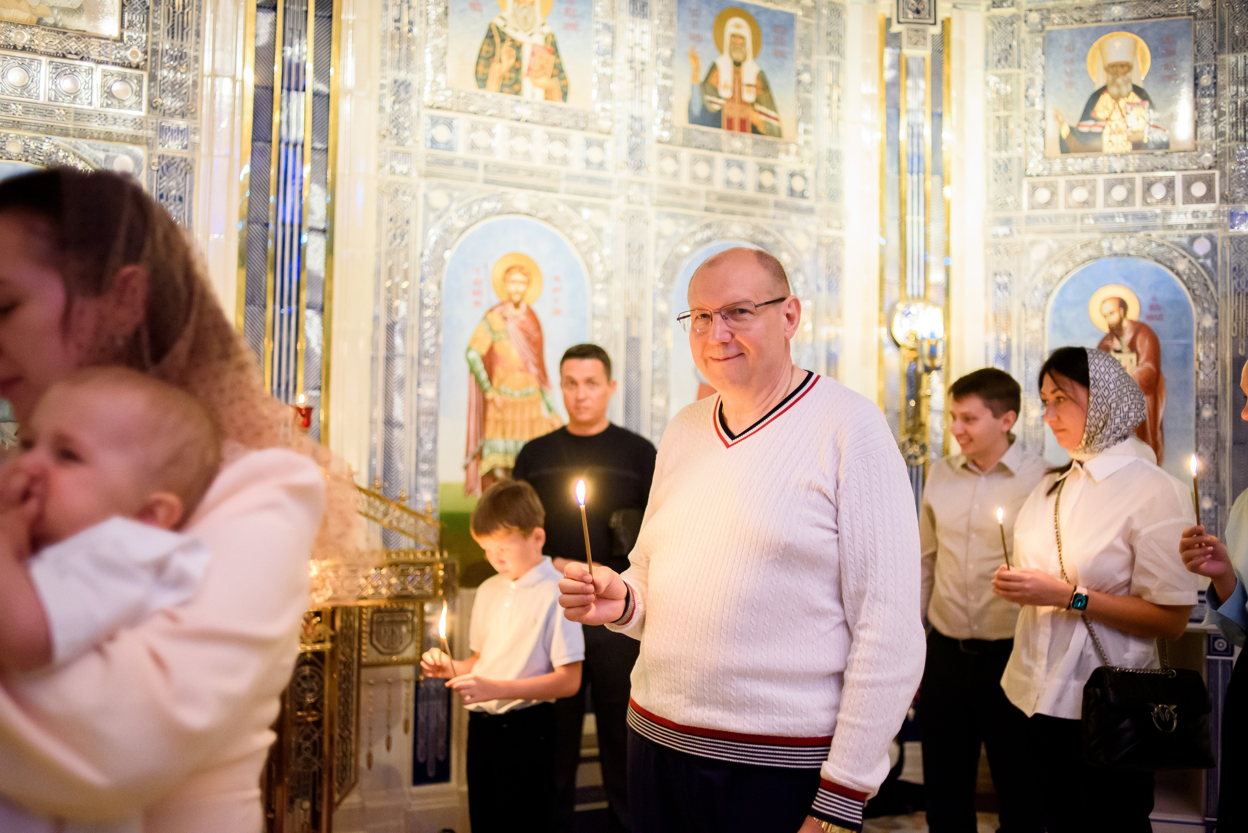 Крещение Михаила. Фотограф Юлия Попова