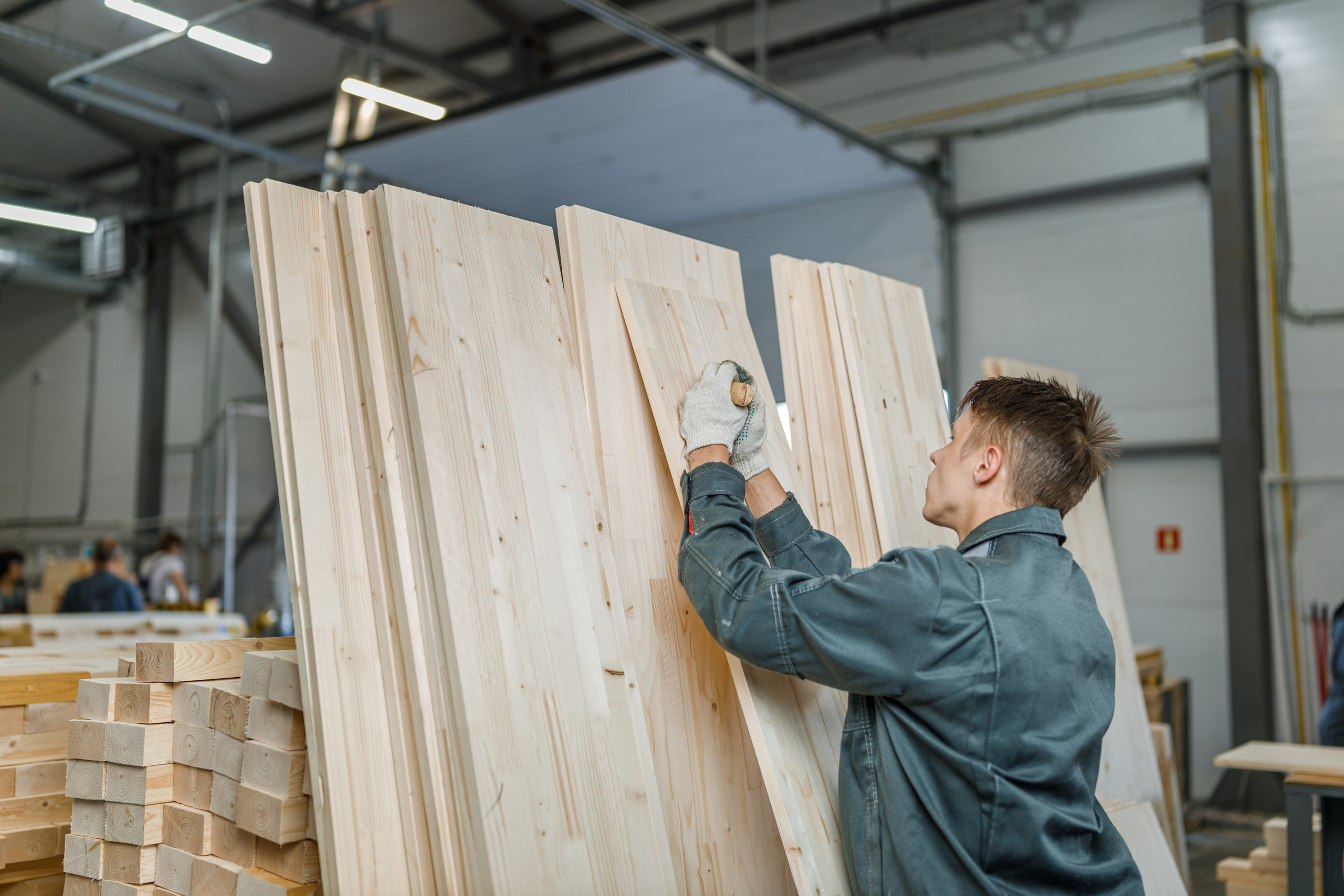 Съемка деревообрабатывающего производства. Фотограф Балаев Михаил