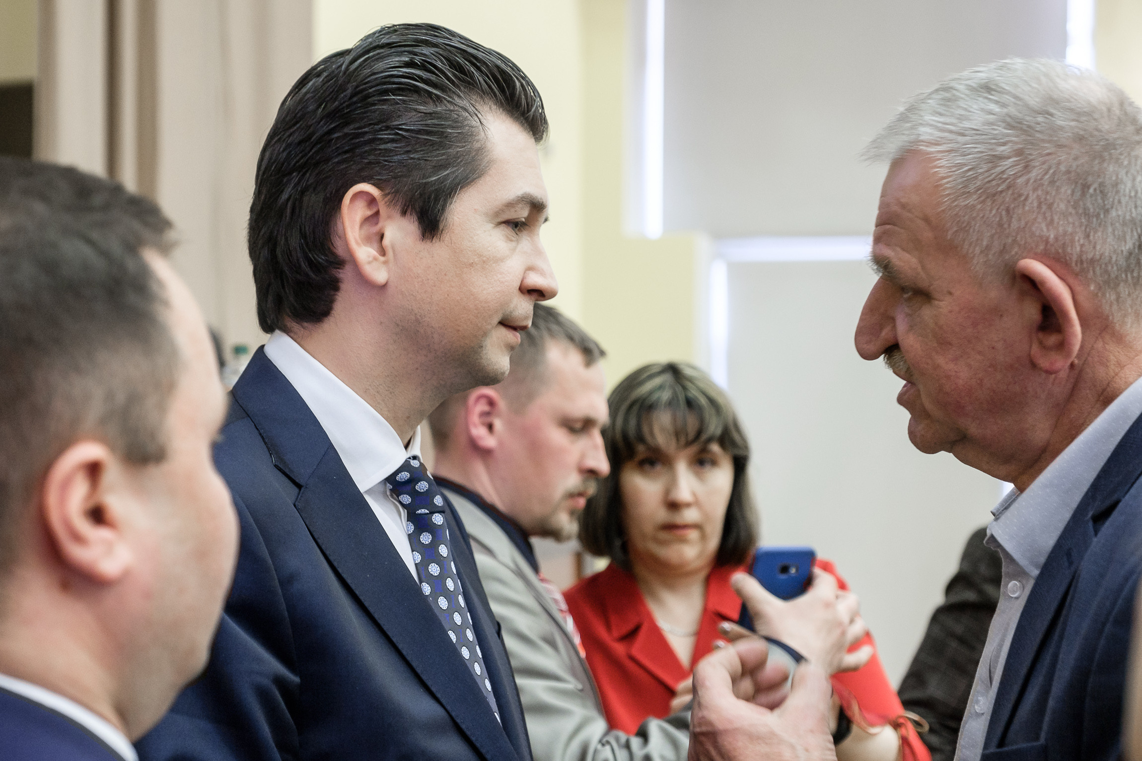 Репортажная съемка на встрече предпринимателей с министром финансов. Репортажный фотограф в Казани Павел Серпокрылов