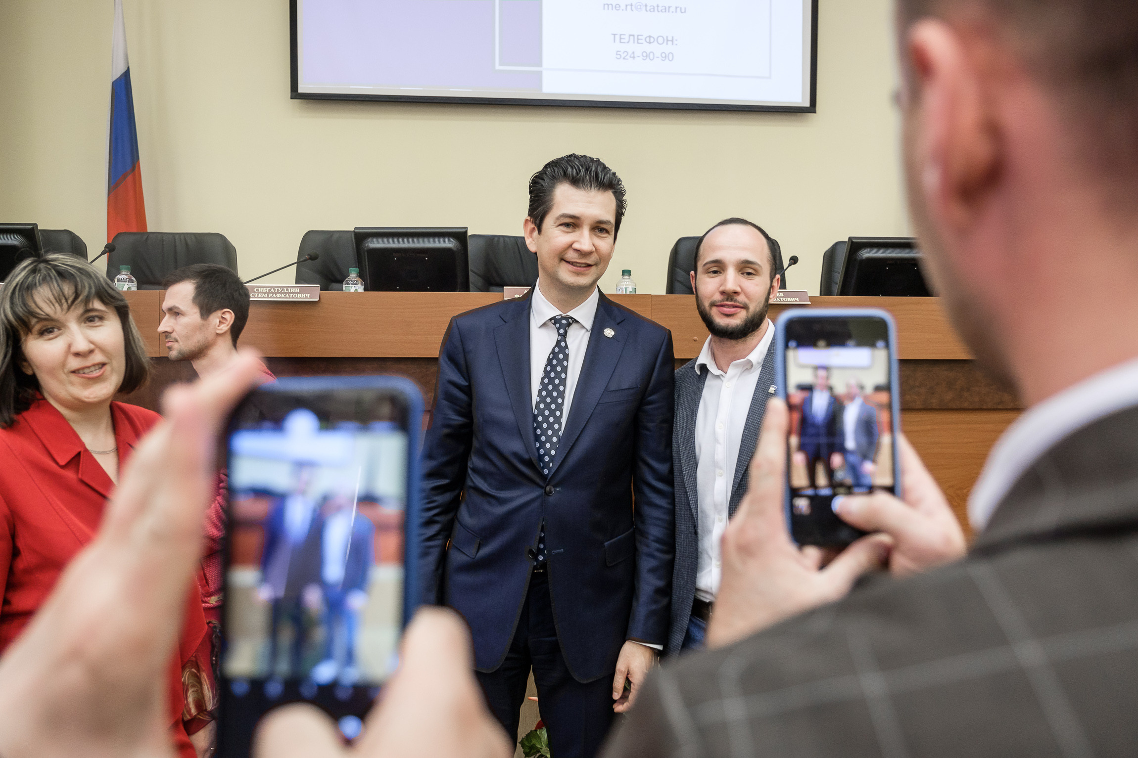 Репортажная съемка на встрече предпринимателей с министром финансов. Репортажный фотограф в Казани Павел Серпокрылов