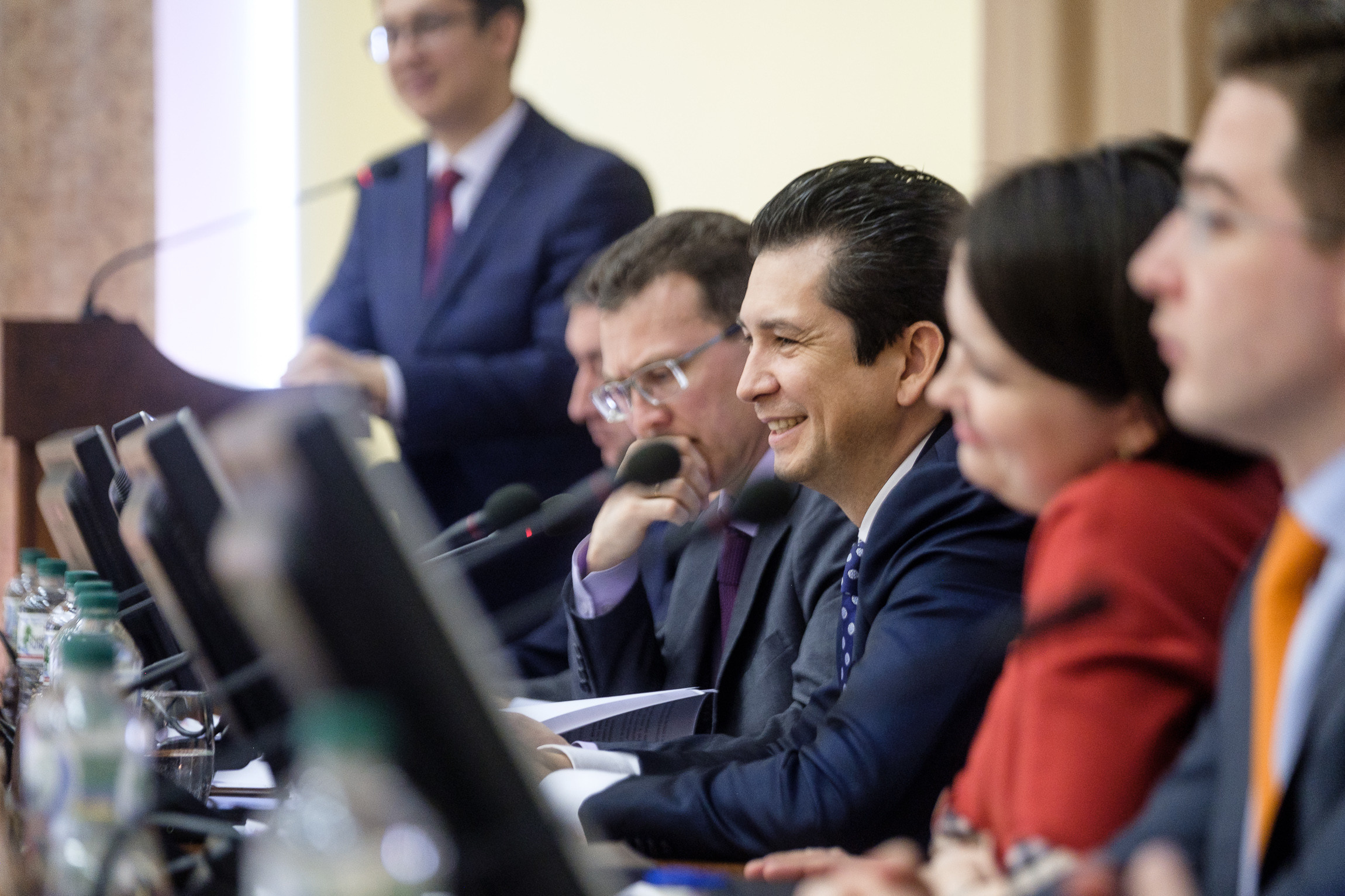 Репортажная съемка на встрече предпринимателей с министром финансов. Репортажный фотограф в Казани Павел Серпокрылов