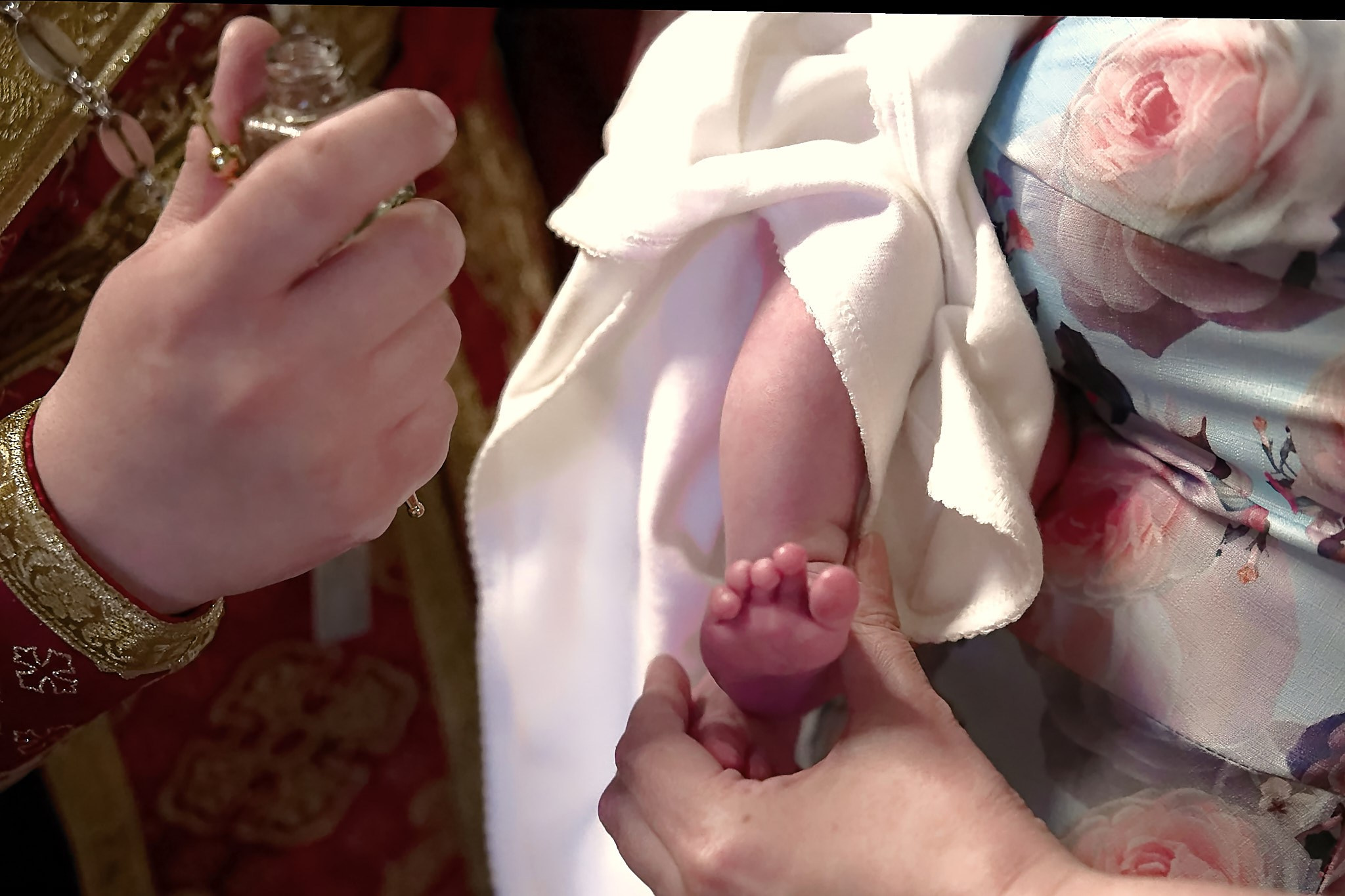 Таинство Крещения на Светлой Седмице. Фотограф в Москве