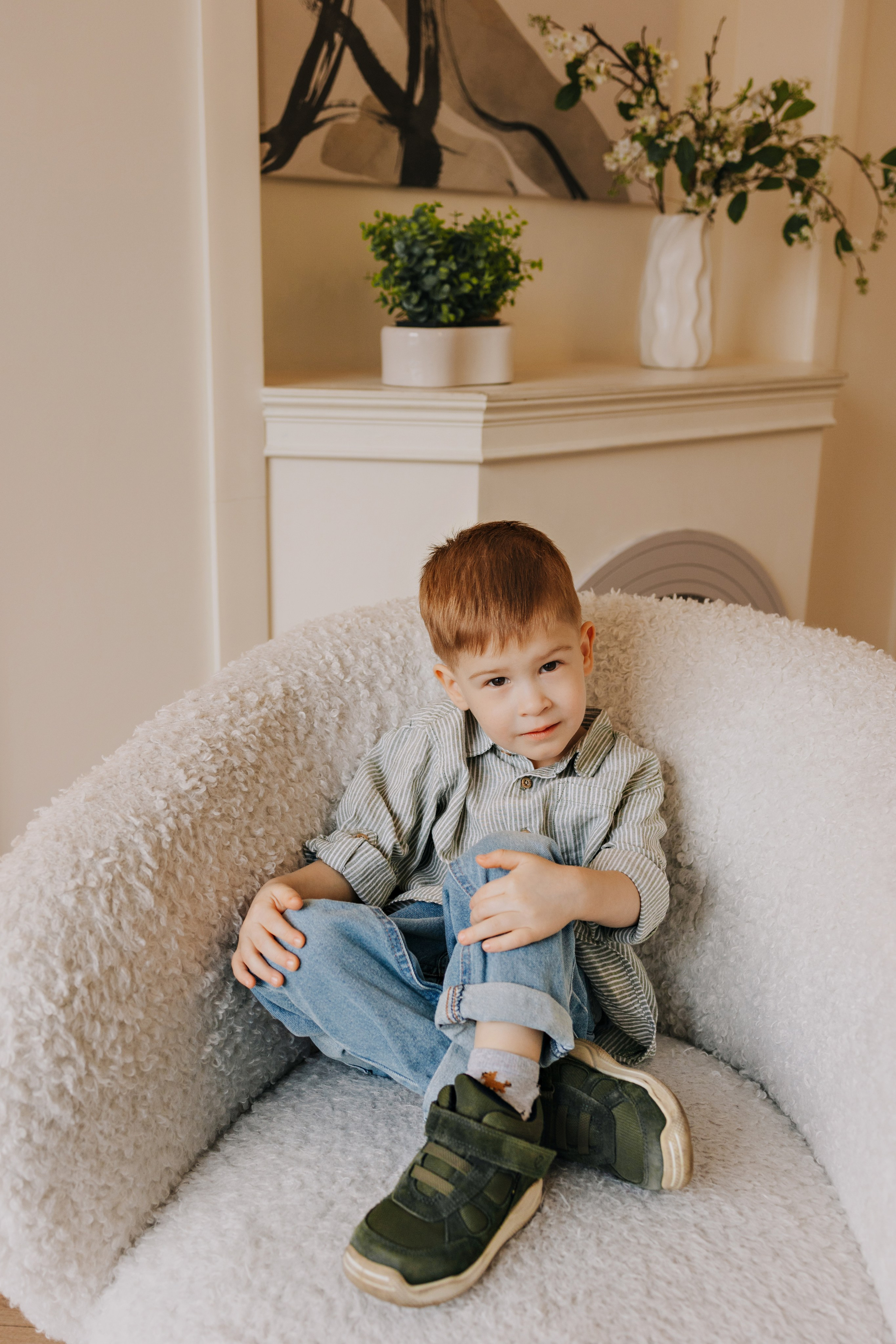 Большая семья. Домашняя фотосессия