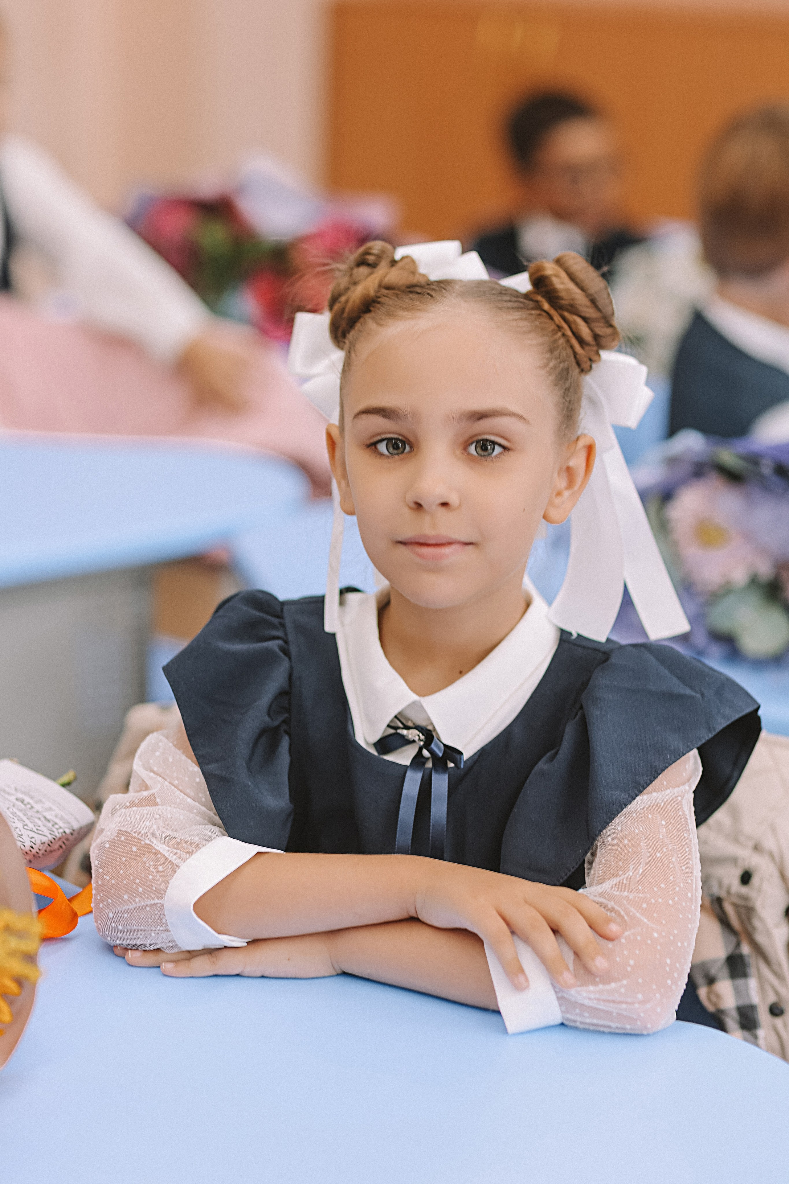 1 сентября линейка+кл час+портреты. Семейный фотограф Тюмень, фотограф на роды Салмина Мария