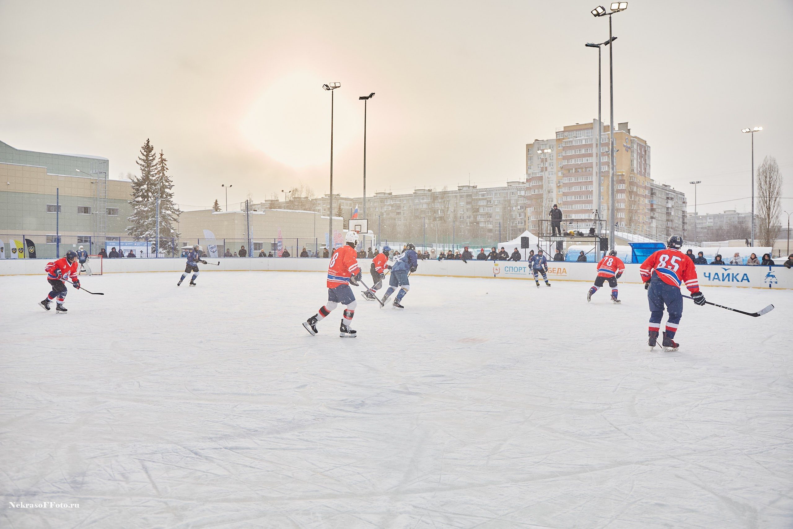 Турнир по хоккею «Русская классика» в рамках Офицерской хоккейной лиги. Спортивный фотограф Некрасов Денис