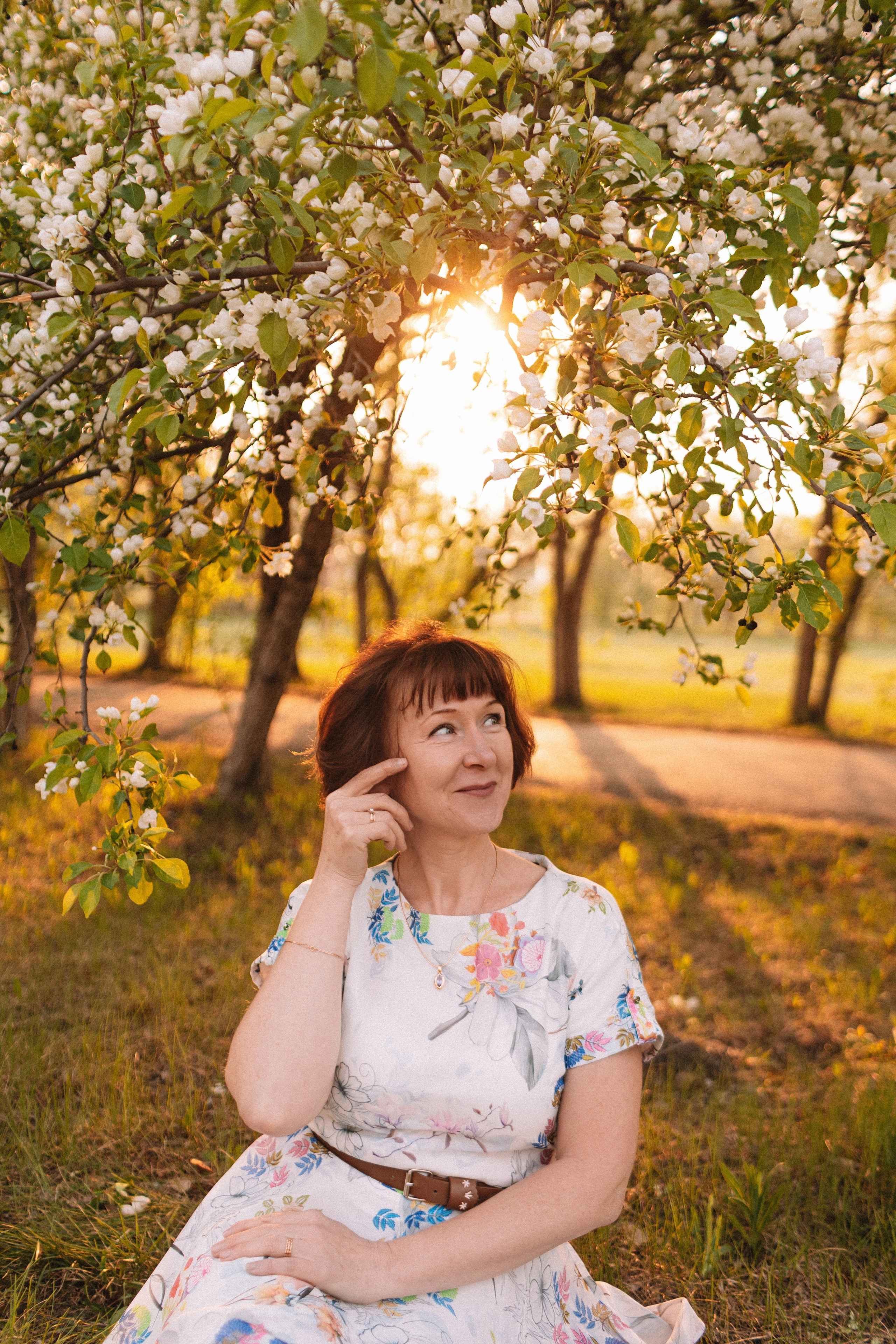 Яблони. Семейный фотограф Тюмень, фотограф на роды Салмина Мария