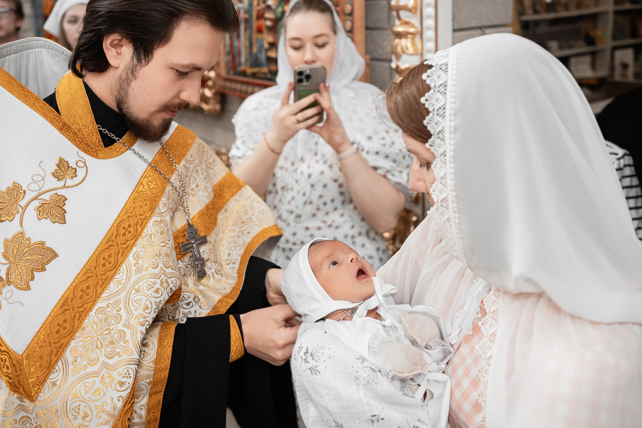 Храм Невского, село Нежинка. Церковный фотограф на Таинство Крещения и Венчания в Оренбурге и Оренбургской области Екатерина Белкина