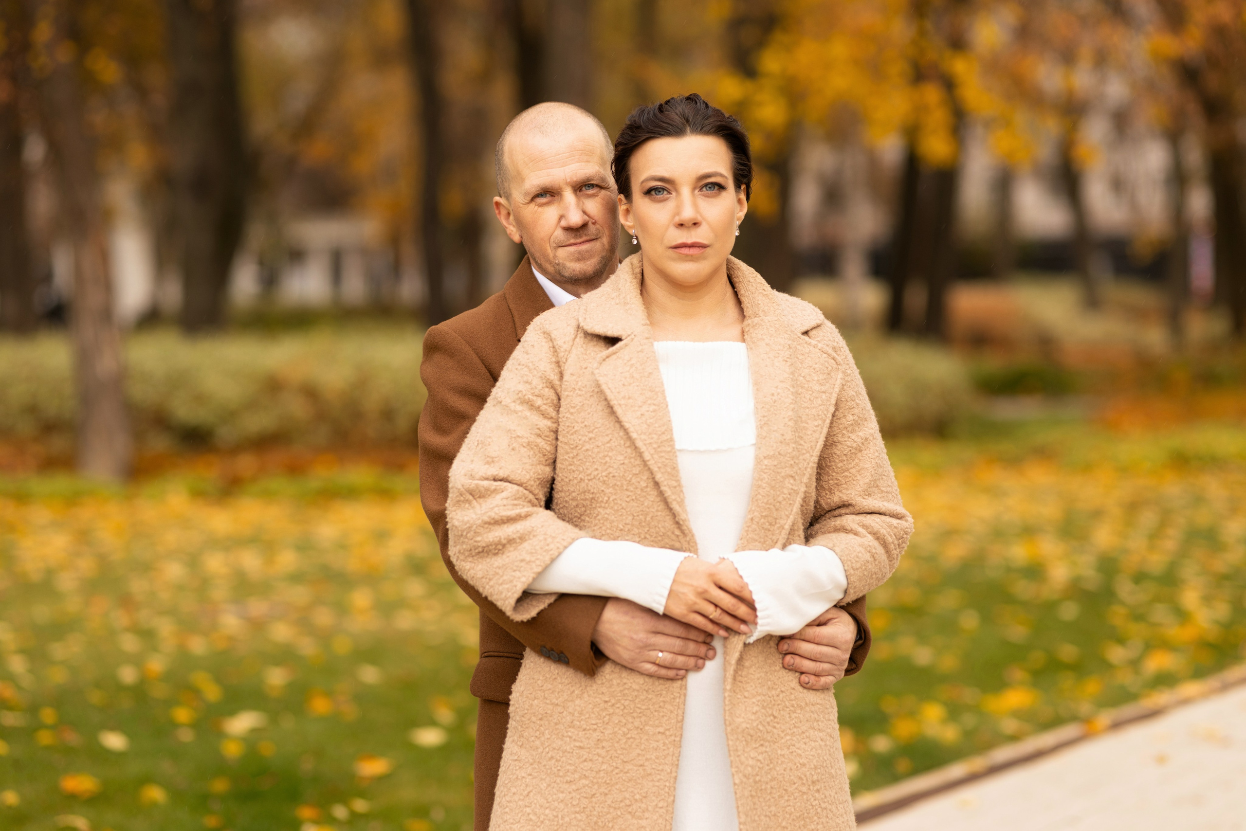 Алексей и Евгения. Свадебная прогулка в позднем октябре. Дмитрий Шульгин, портретный фотограф в Воронеже