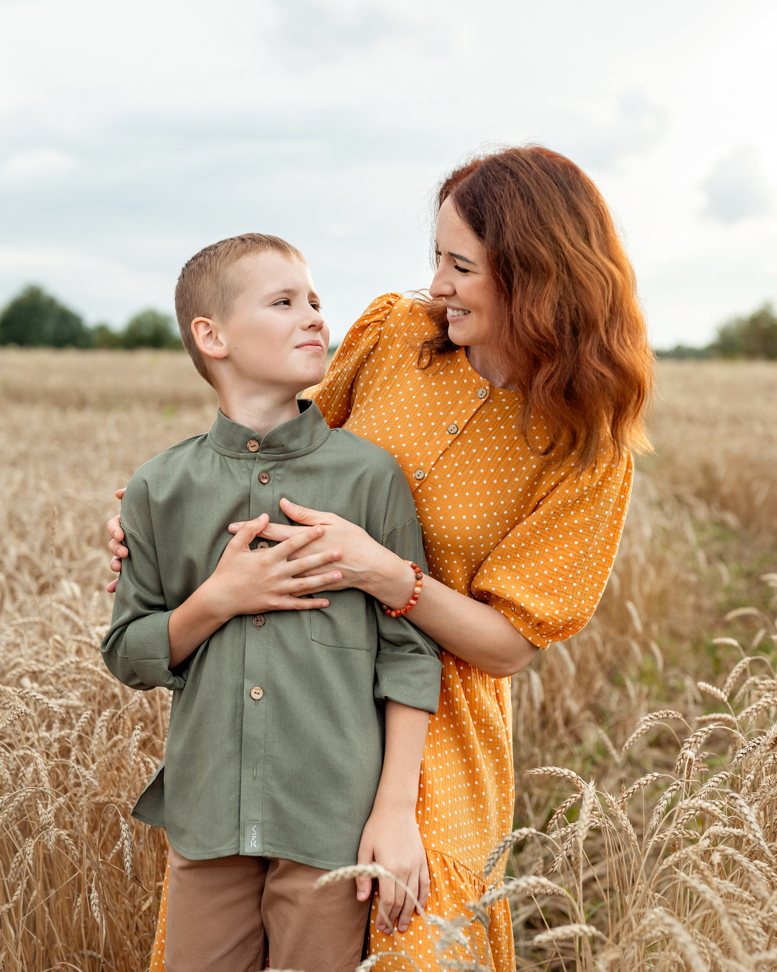 Пшеничное поле. Детский и семейный фотограф г. Москва Оксана Катаджи