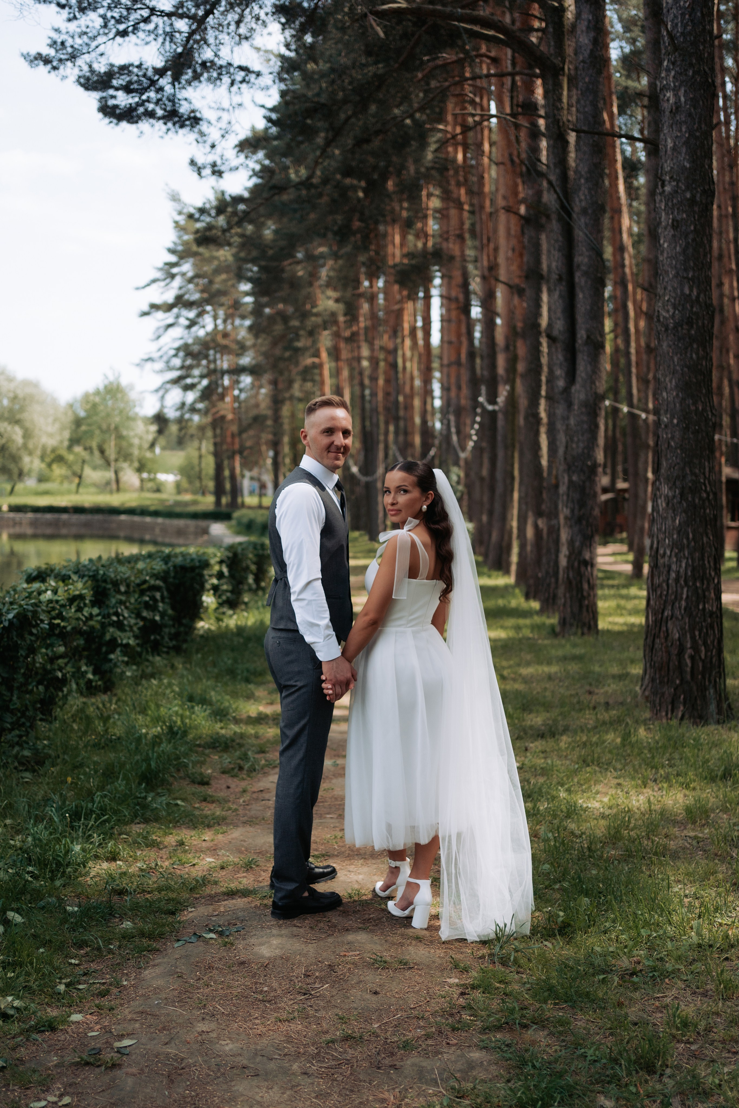 Парк Елочки свадебная фотосессия. Семейный фотограф в Москве и в Домодедово Екатерина Патракова