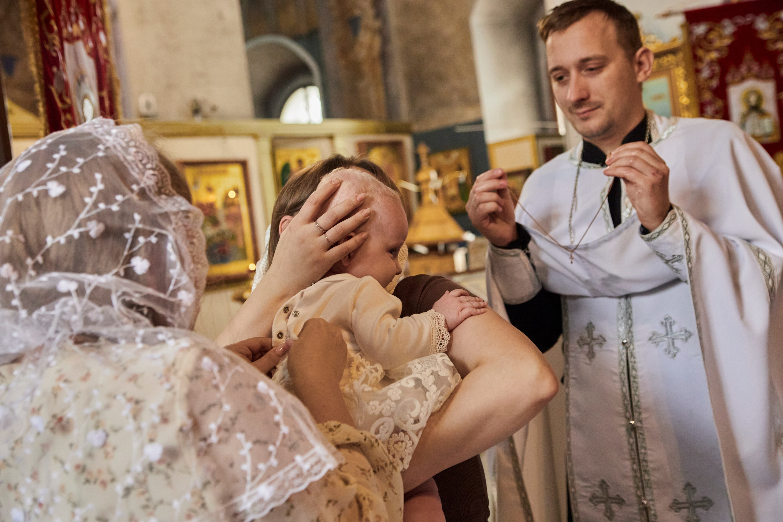 Таинство Крещения. Фотограф Никонова Софья