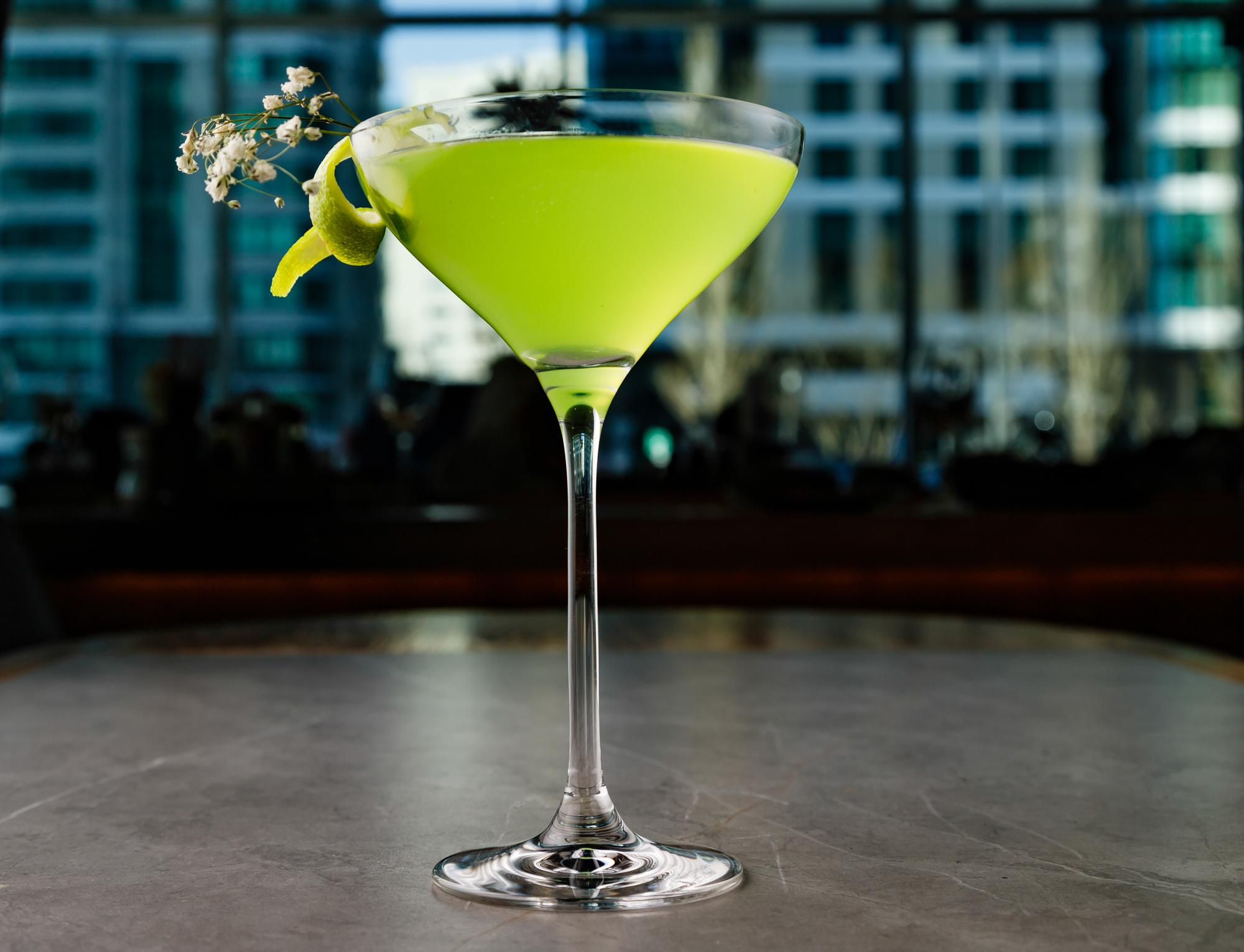 салатовый коктейле 