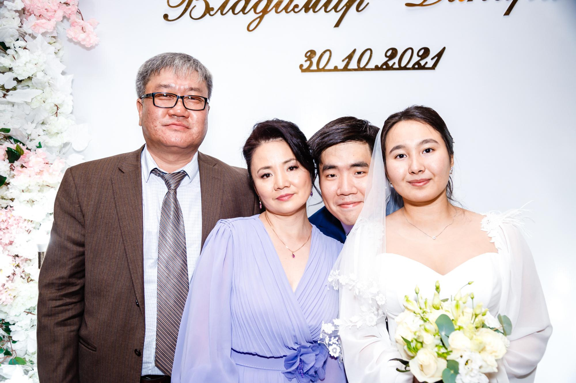 фотозона мама папа жених невеста 