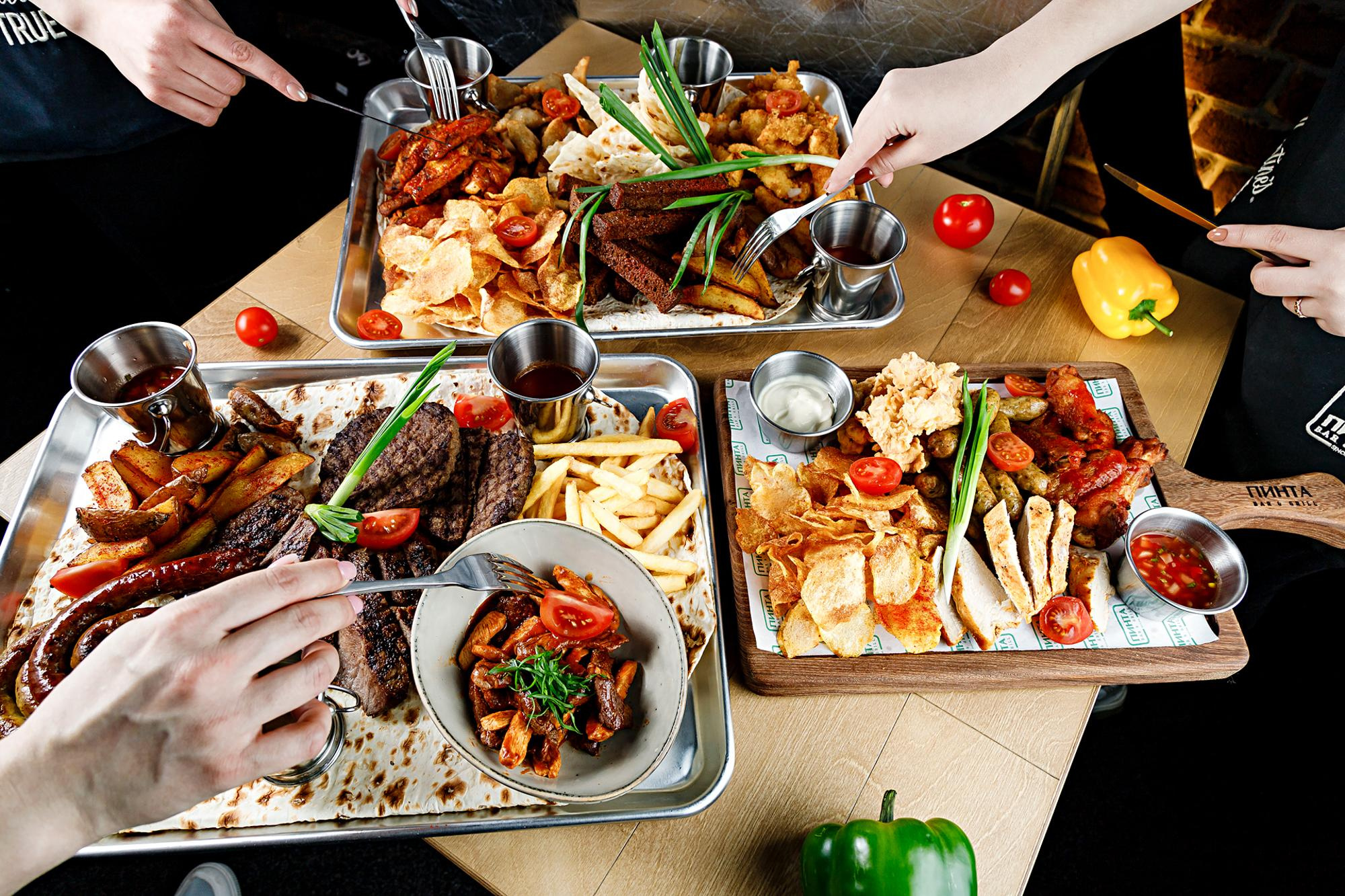 салаты мясо курица пицца 