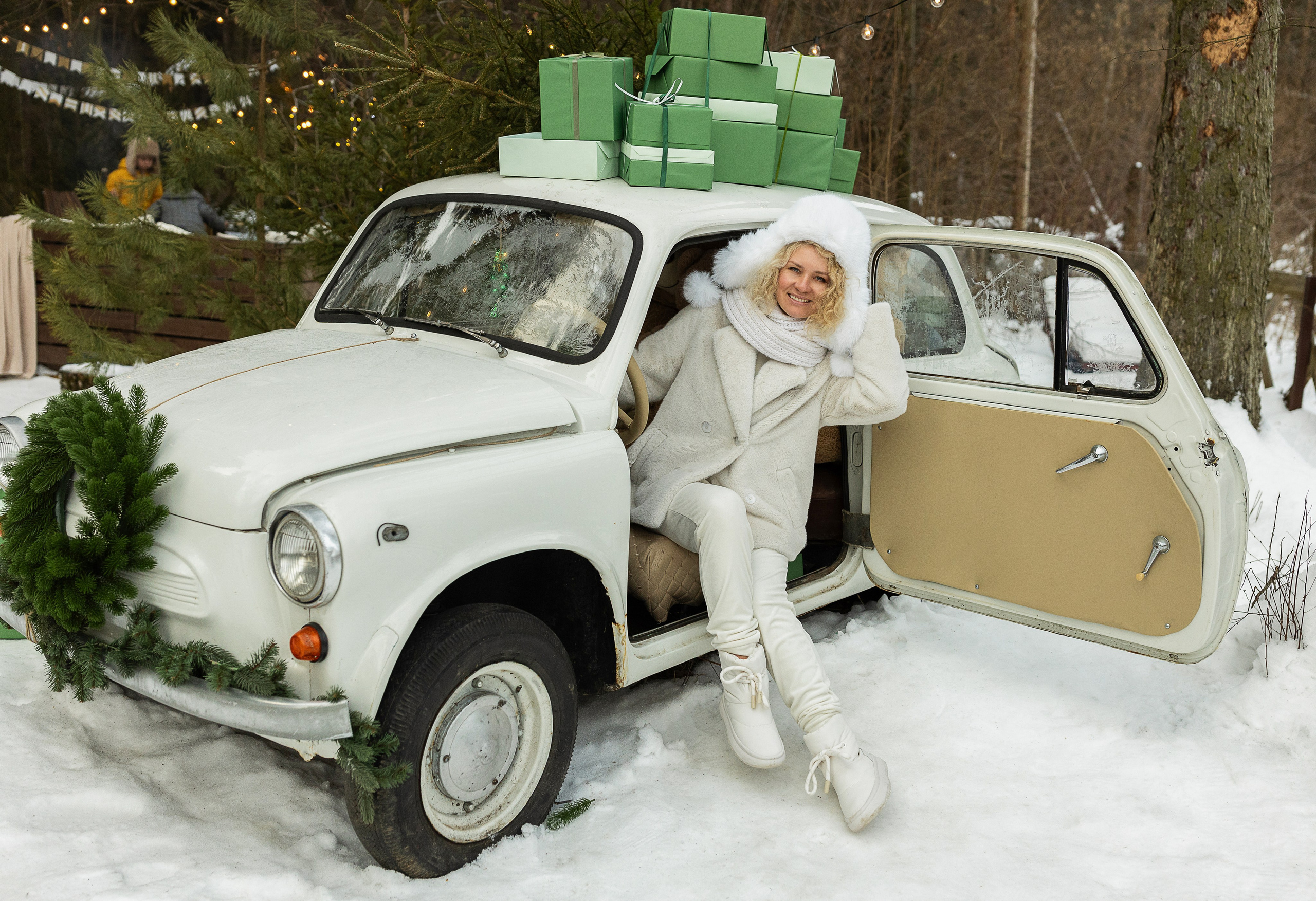Зима в Кантри Хаус (загородная локация). Семейный и детский фотограф в Москве Олеся Маркина